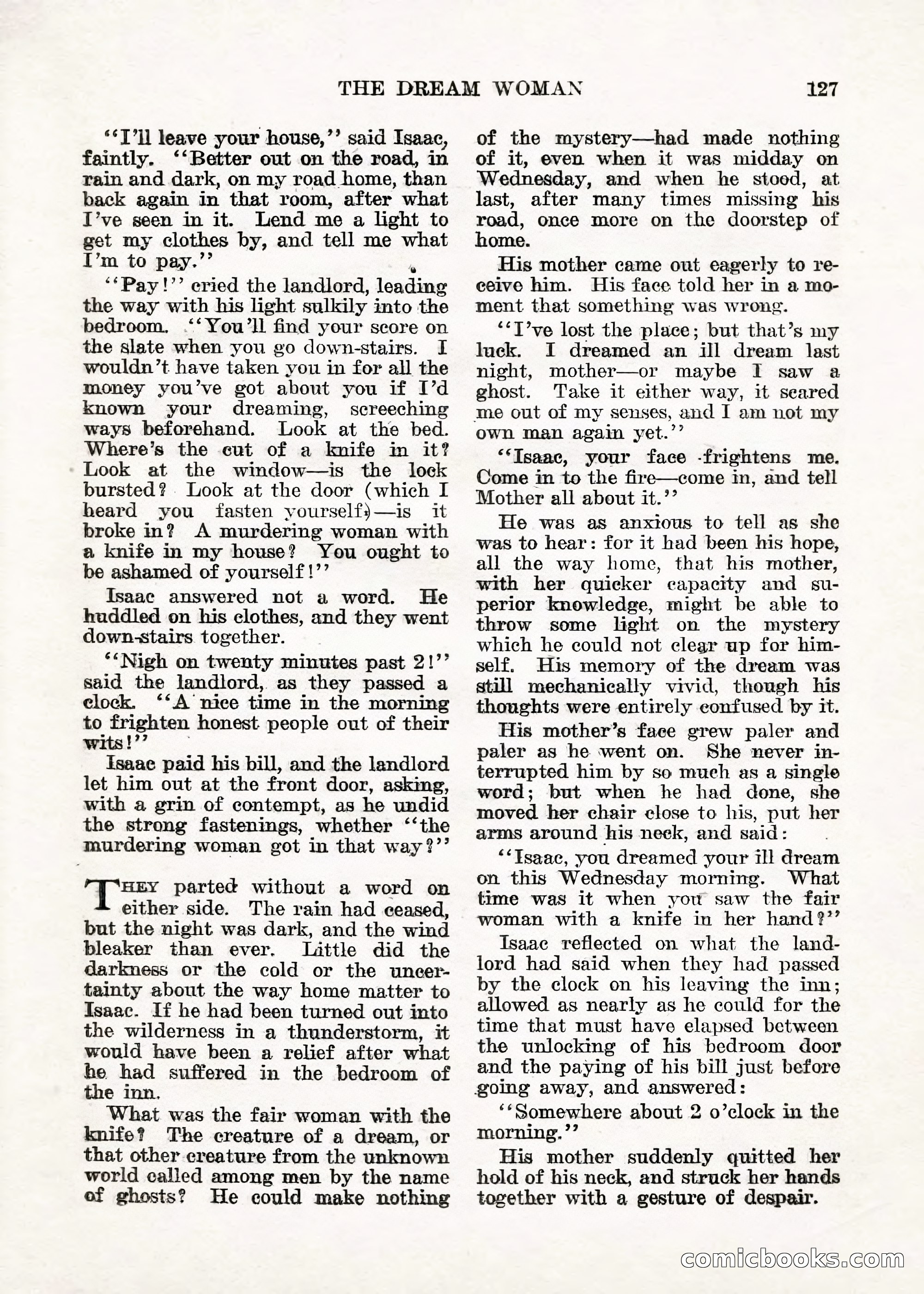 Weird Tales — "Drome" — page 126 of 144