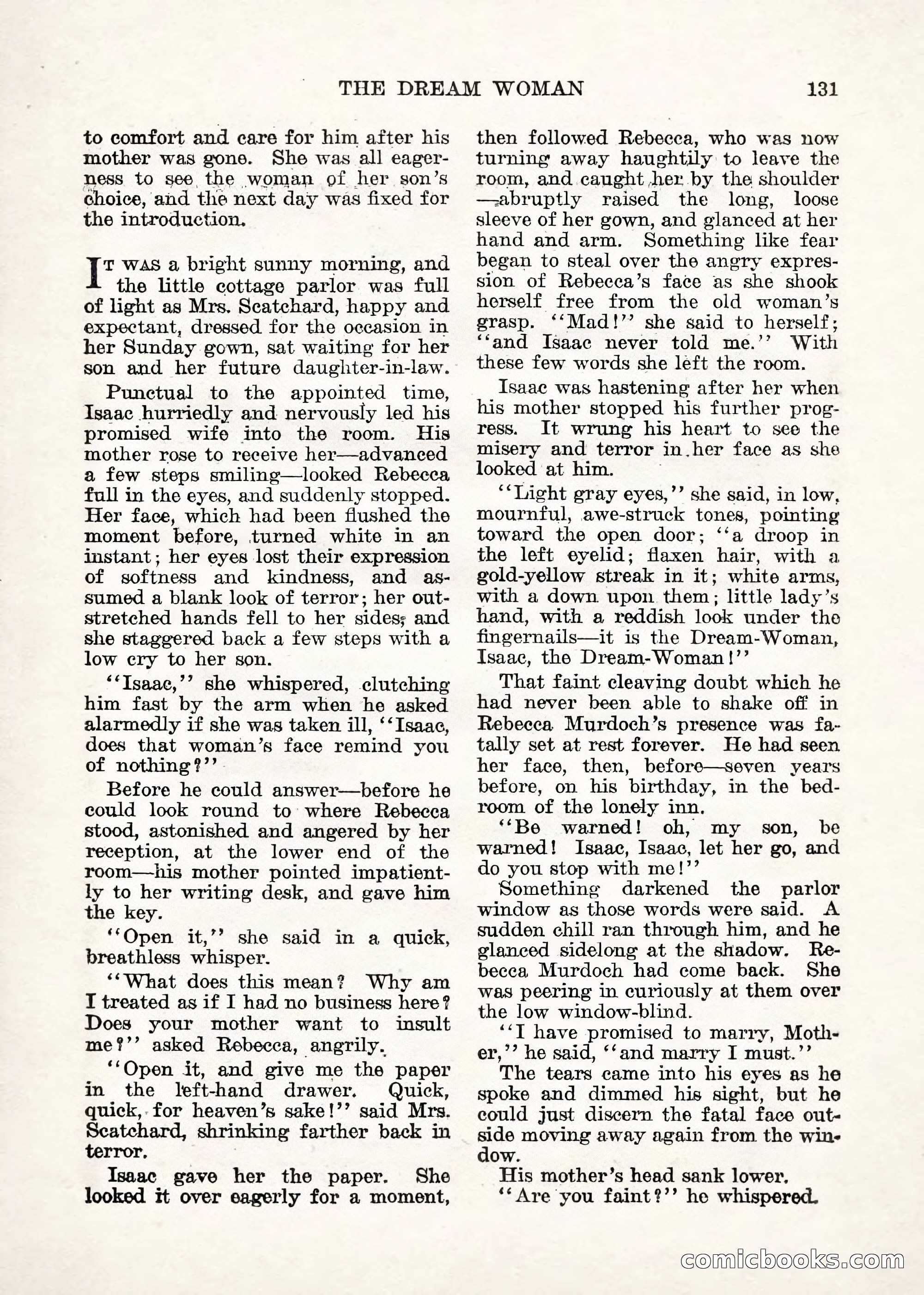 Weird Tales — "Drome" — page 130 of 144