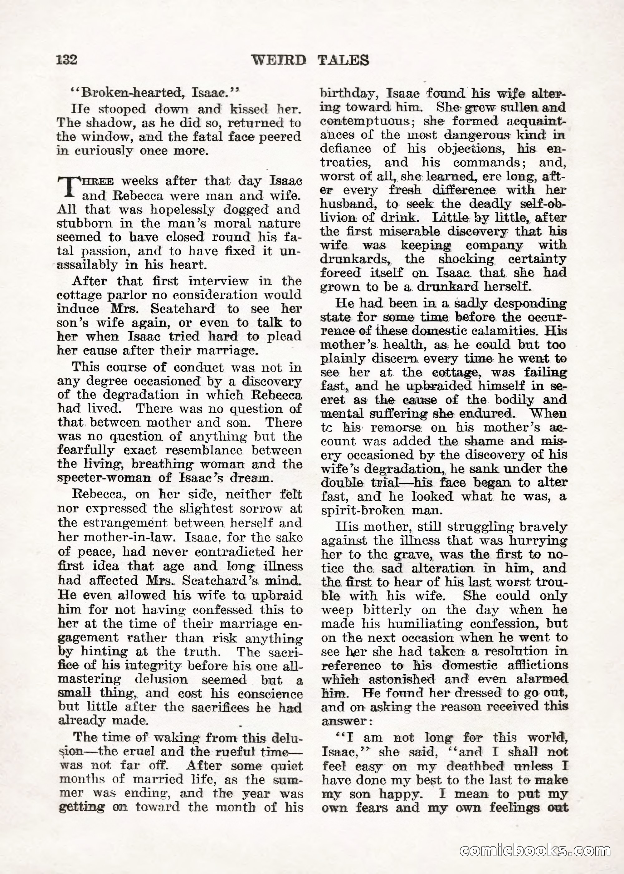 Weird Tales — "Drome" — page 131 of 144