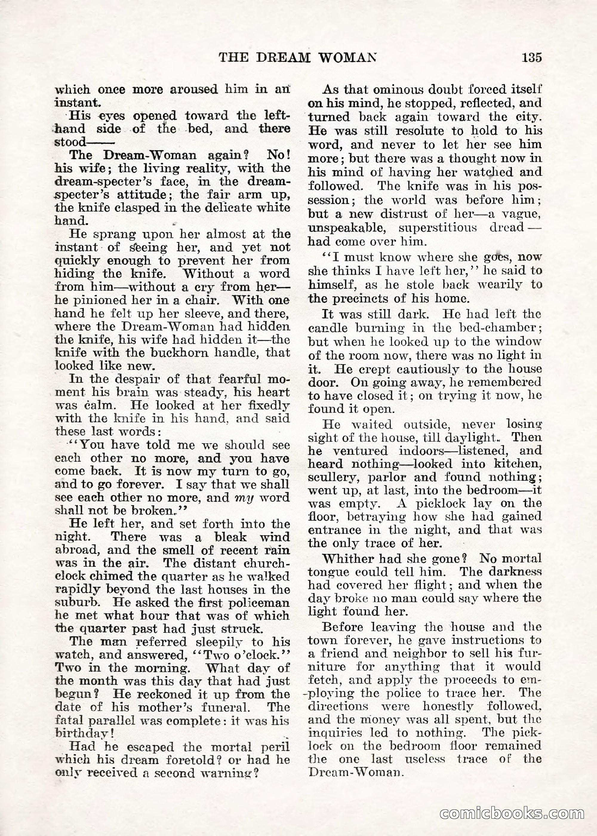 Weird Tales — "Drome" — page 134 of 144