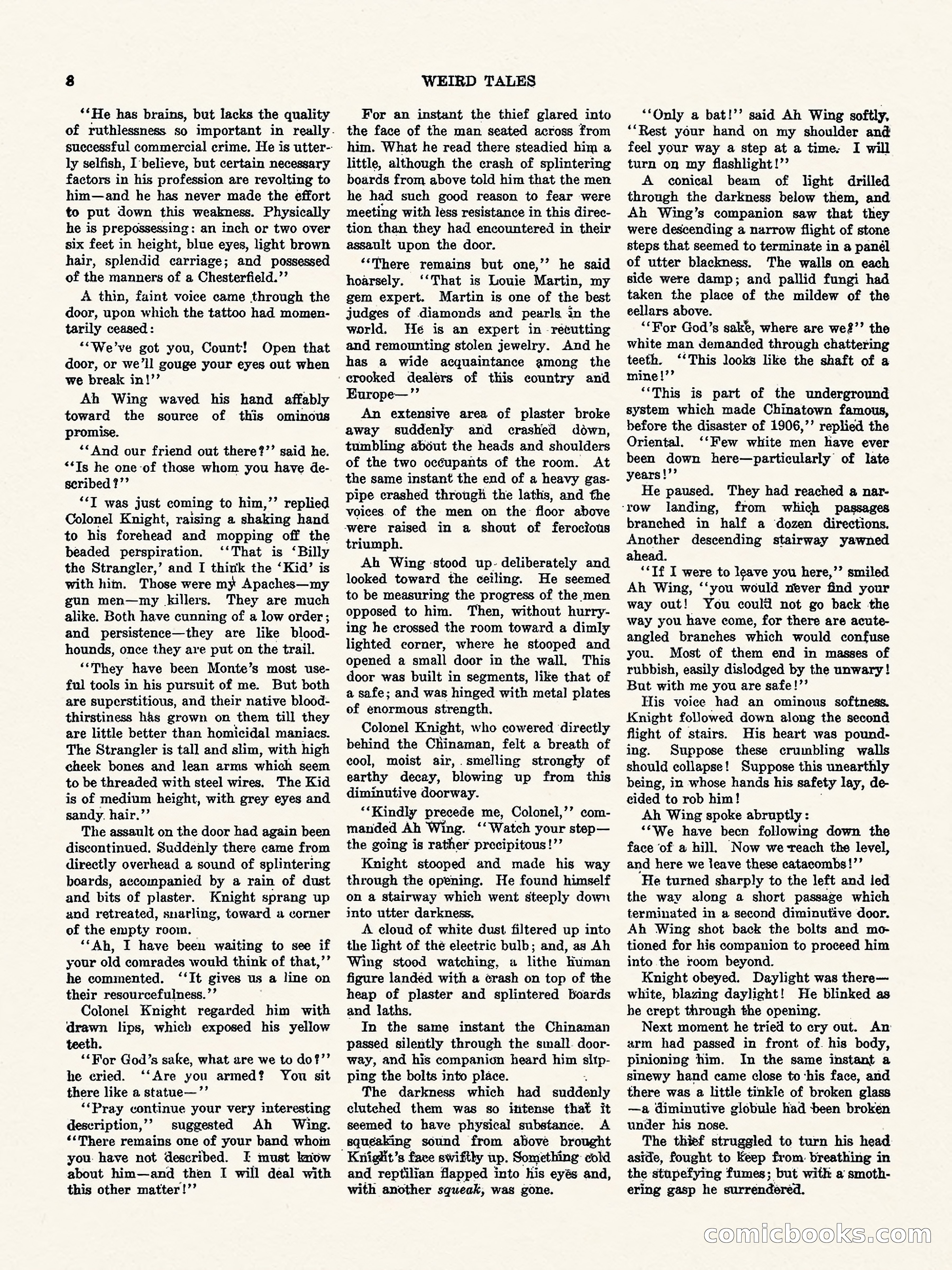 Weird Tales, Vol. 1, No. 4 — page 9 of 122