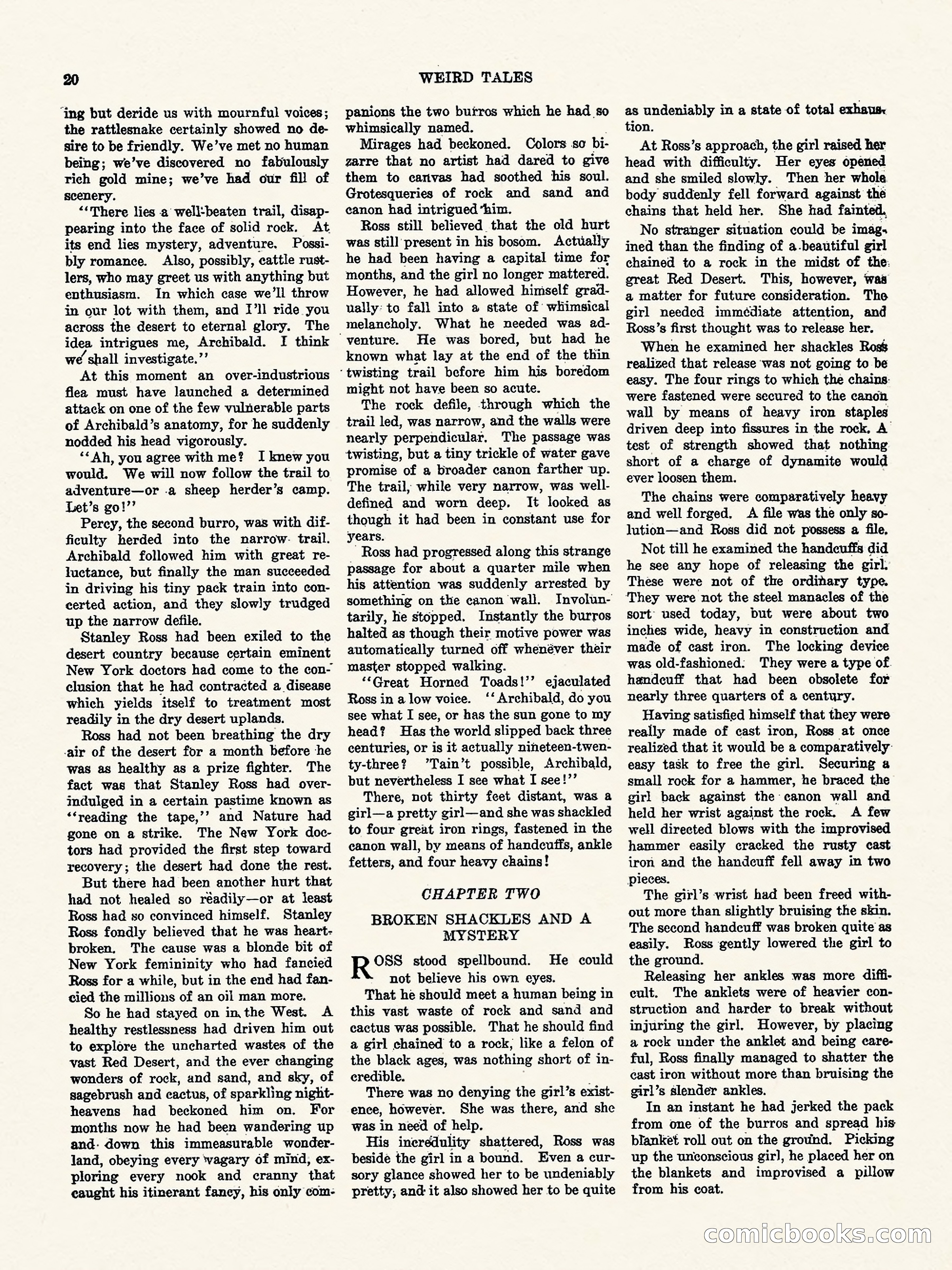 Weird Tales, Vol. 1, No. 4 — page 21 of 122