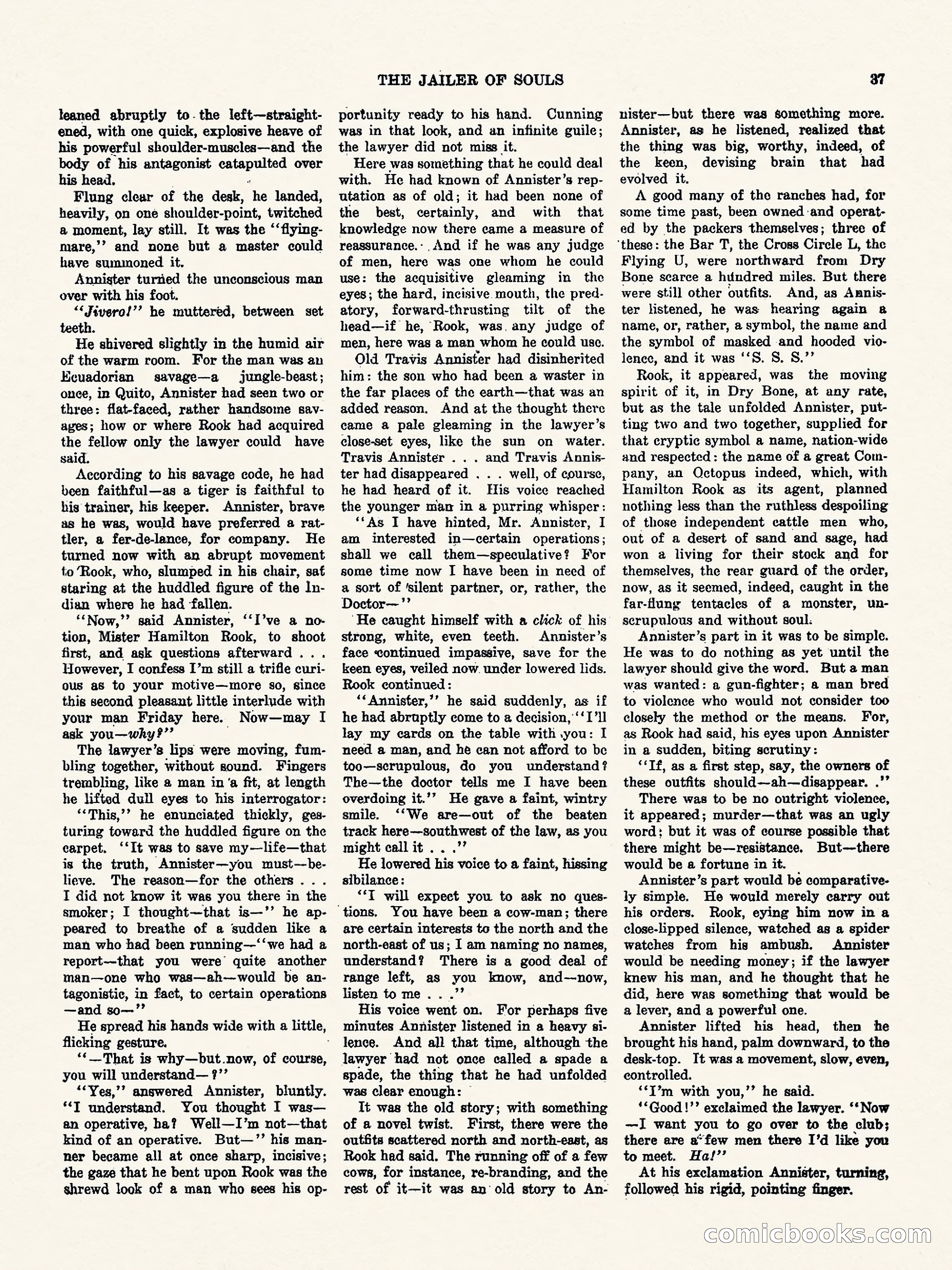 Weird Tales, Vol. 1, No. 4 — page 38 of 122