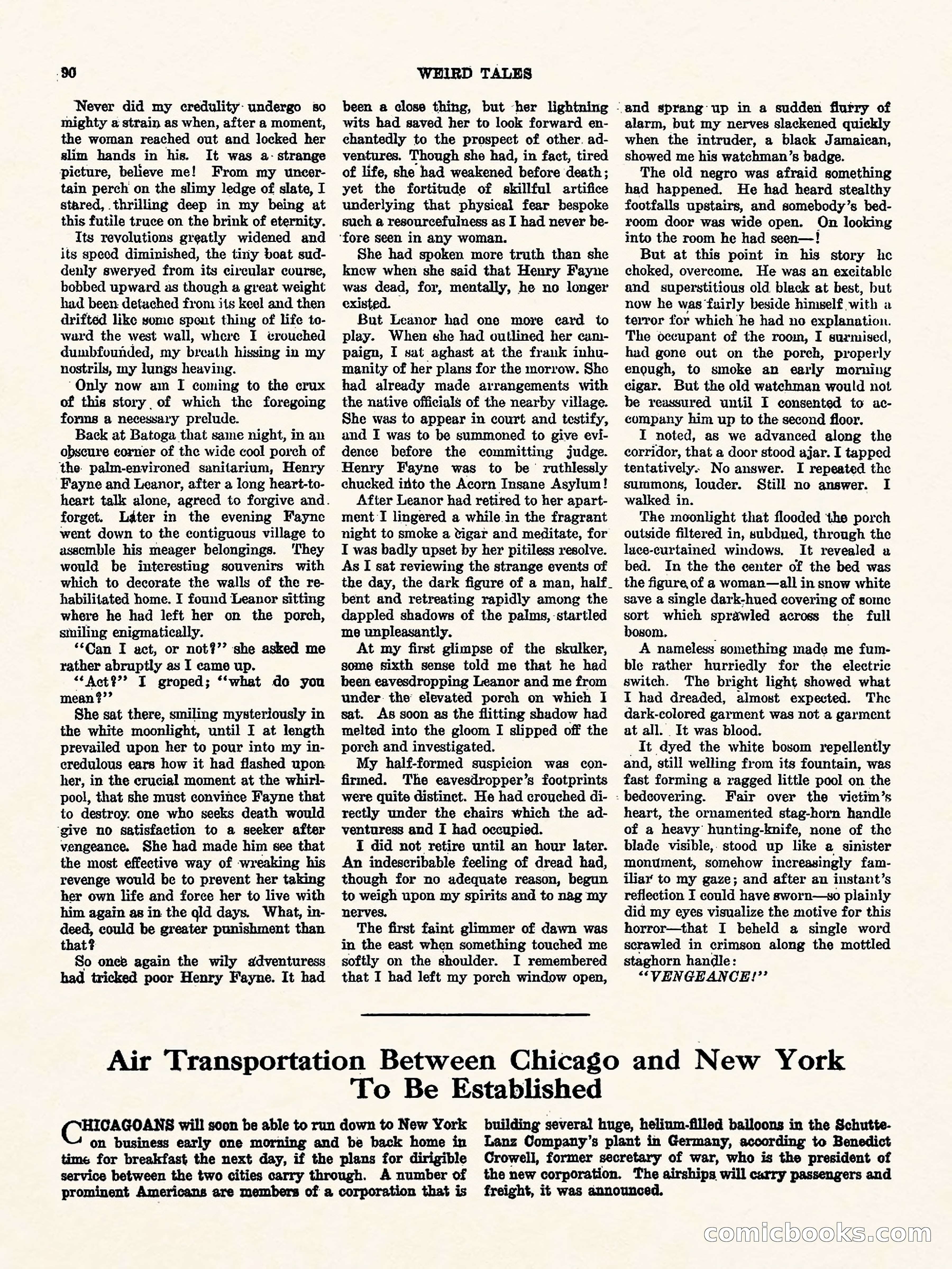 Weird Tales, Vol. 1, No. 4 — page 91 of 122