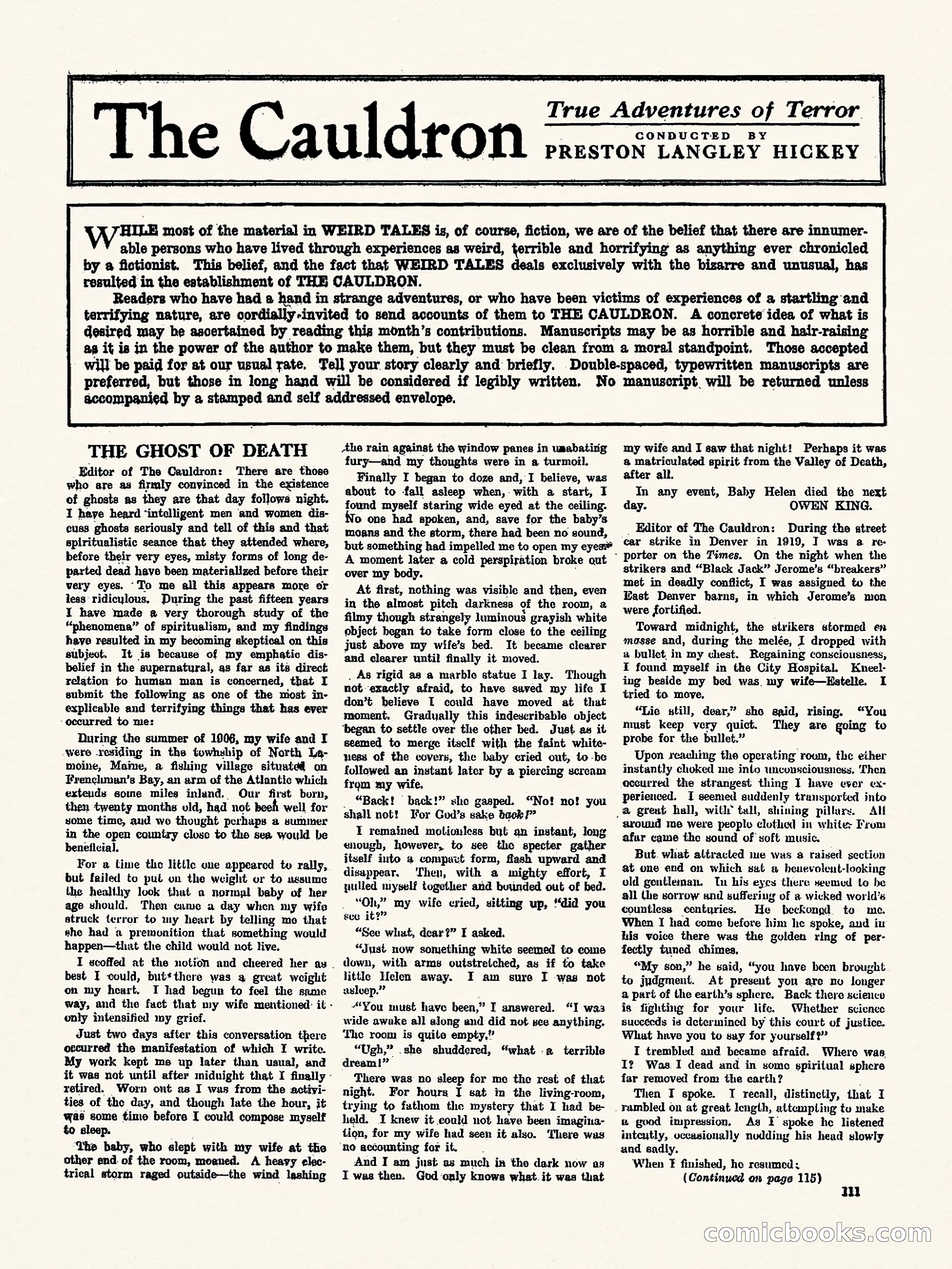 Weird Tales, Vol. 1, No. 4 — page 112 of 122