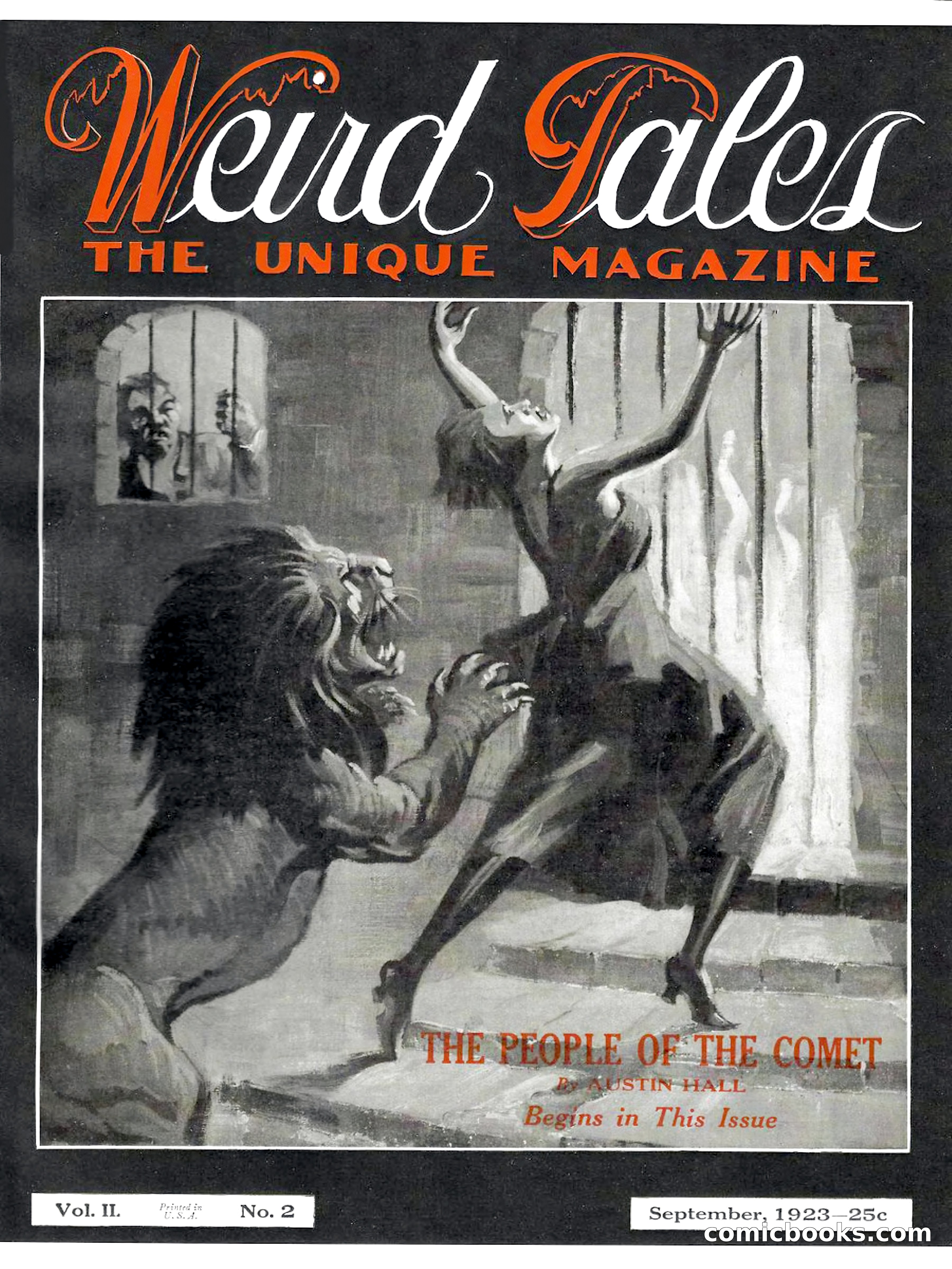 Weird Tales, Vol. II, No. 2 — page 1 of 98