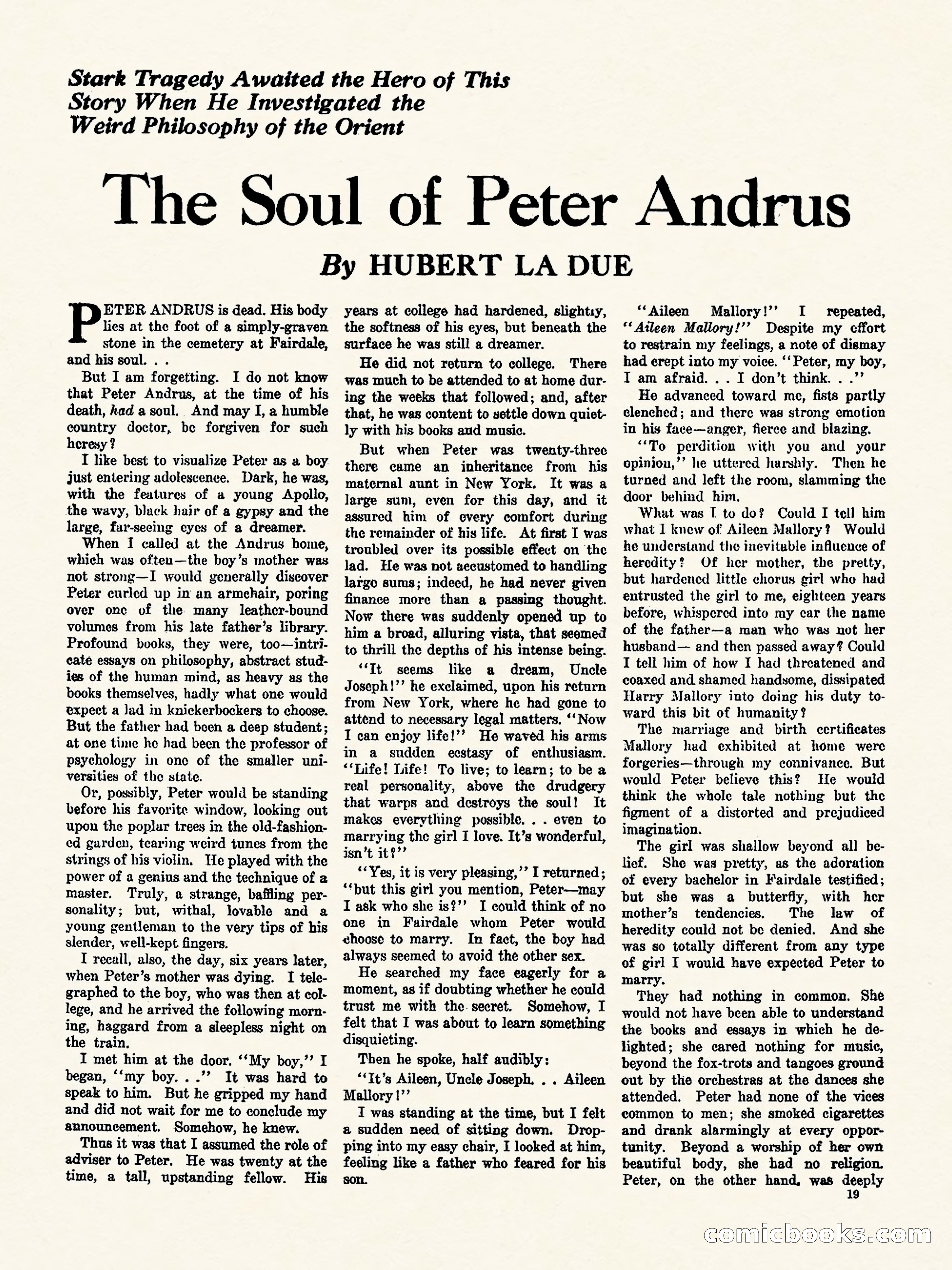 Weird Tales, Vol. II, No. 2 — page 20 of 98