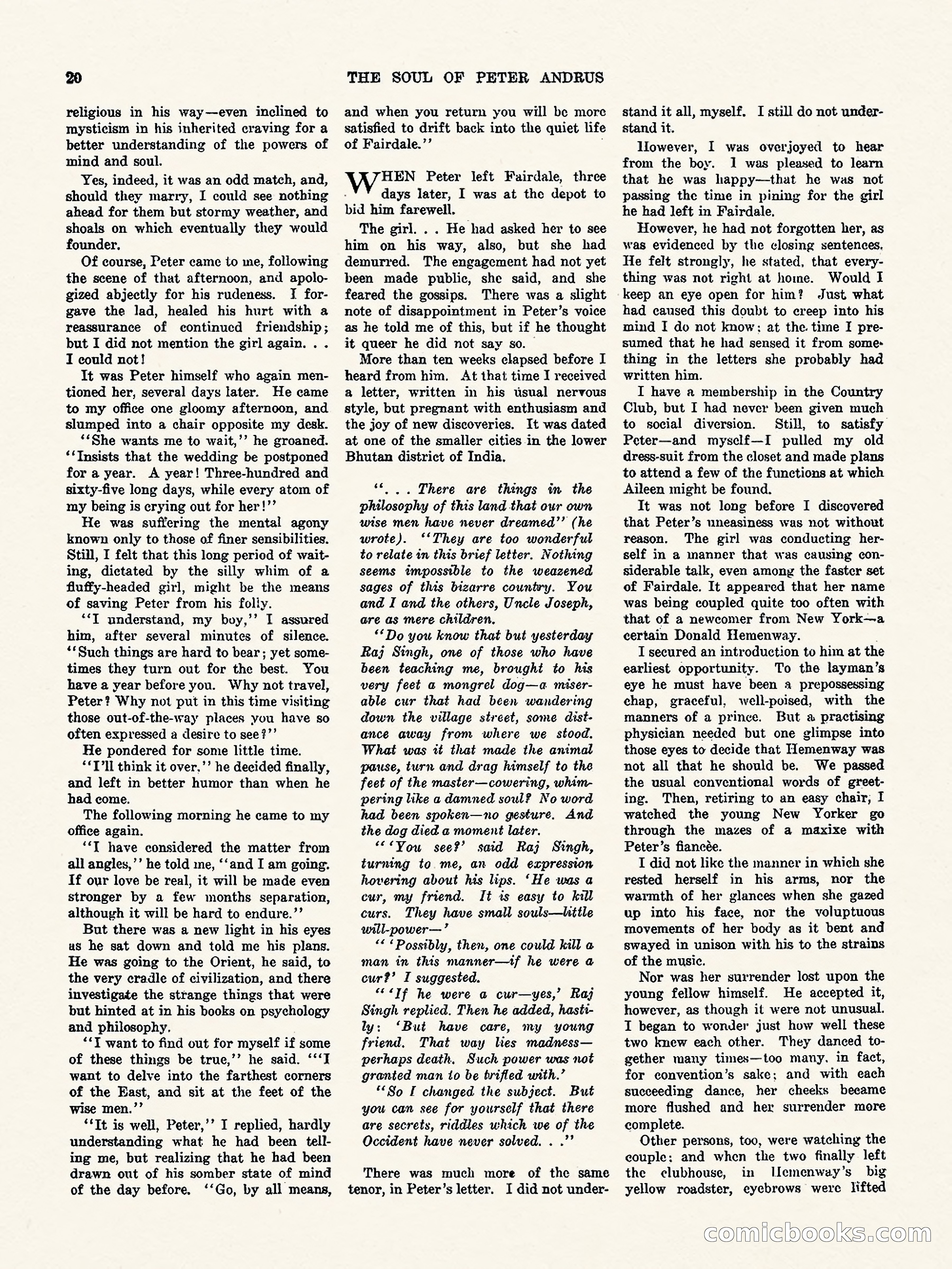 Weird Tales, Vol. II, No. 2 — page 21 of 98