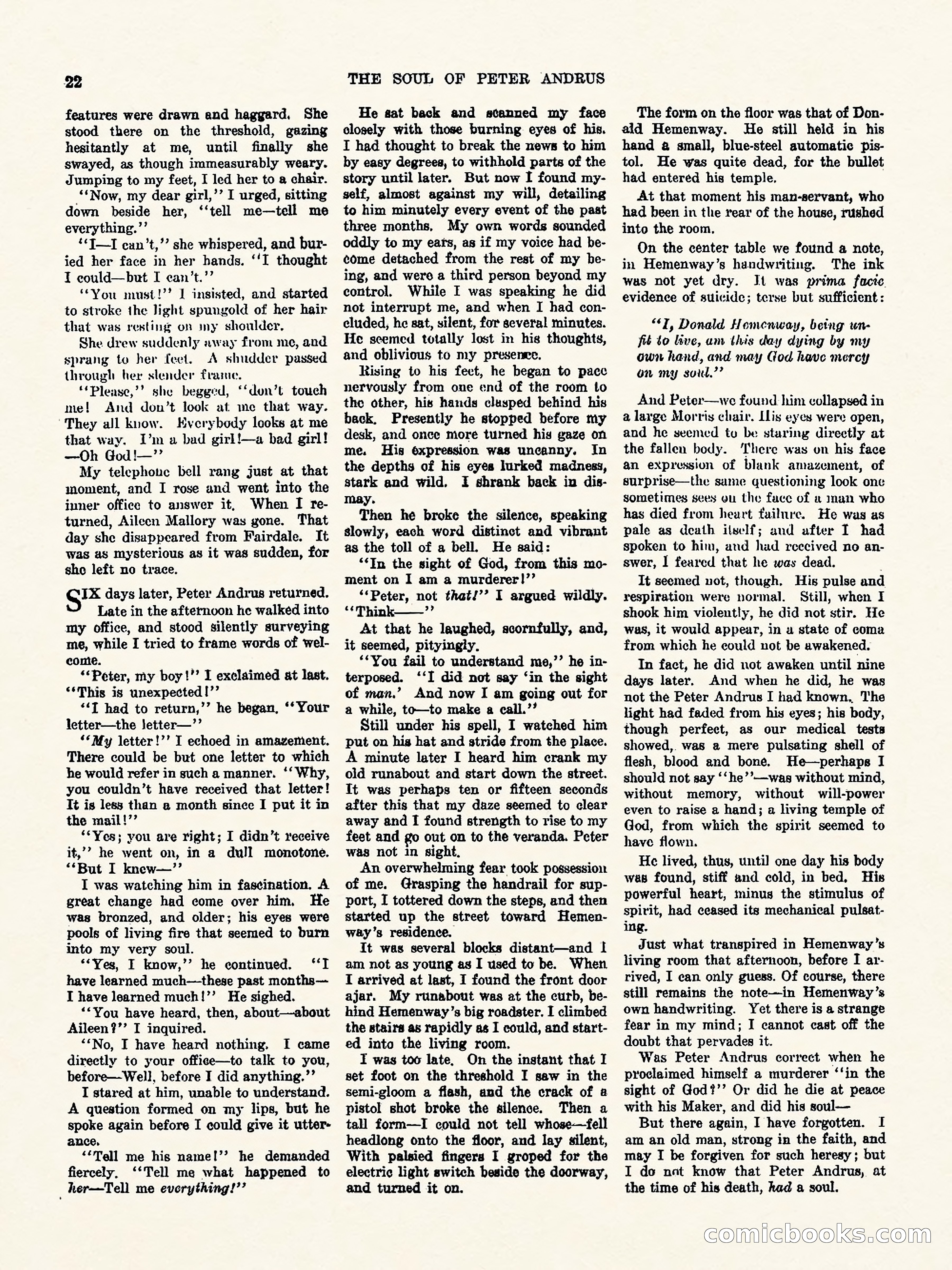 Weird Tales, Vol. II, No. 2 — page 23 of 98