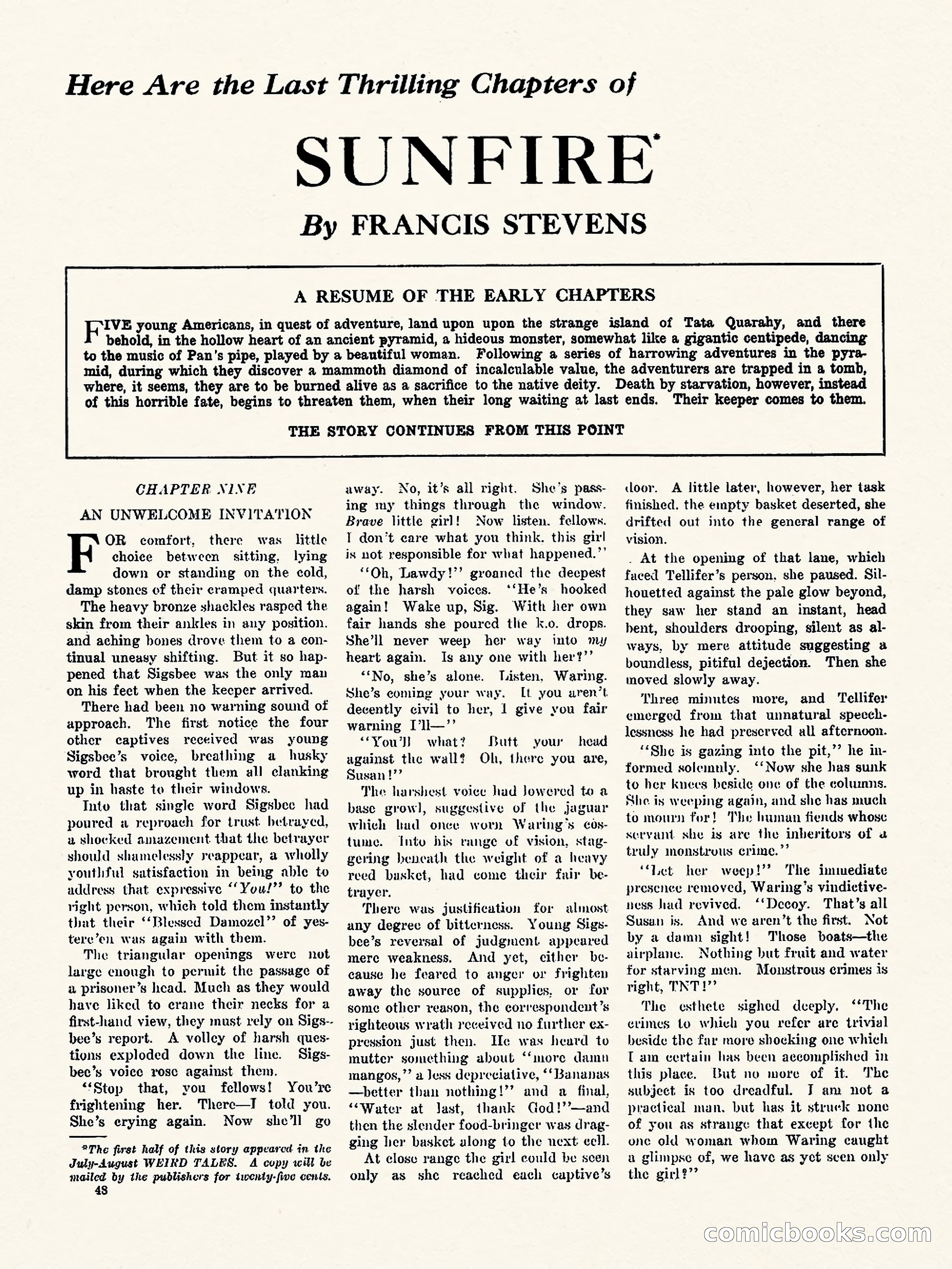 Weird Tales, Vol. II, No. 2 — page 49 of 98