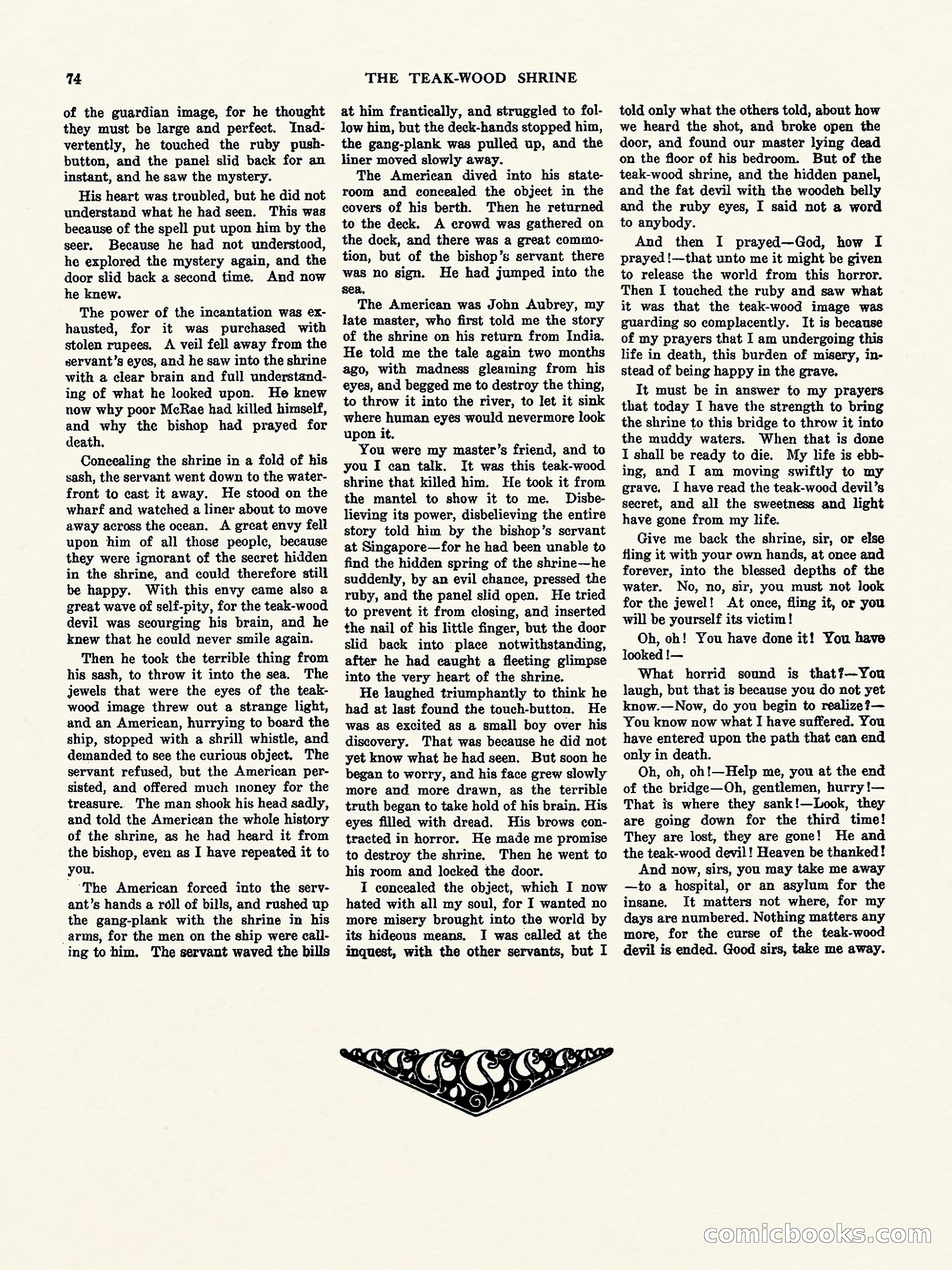 Weird Tales, Vol. II, No. 2 — page 75 of 98