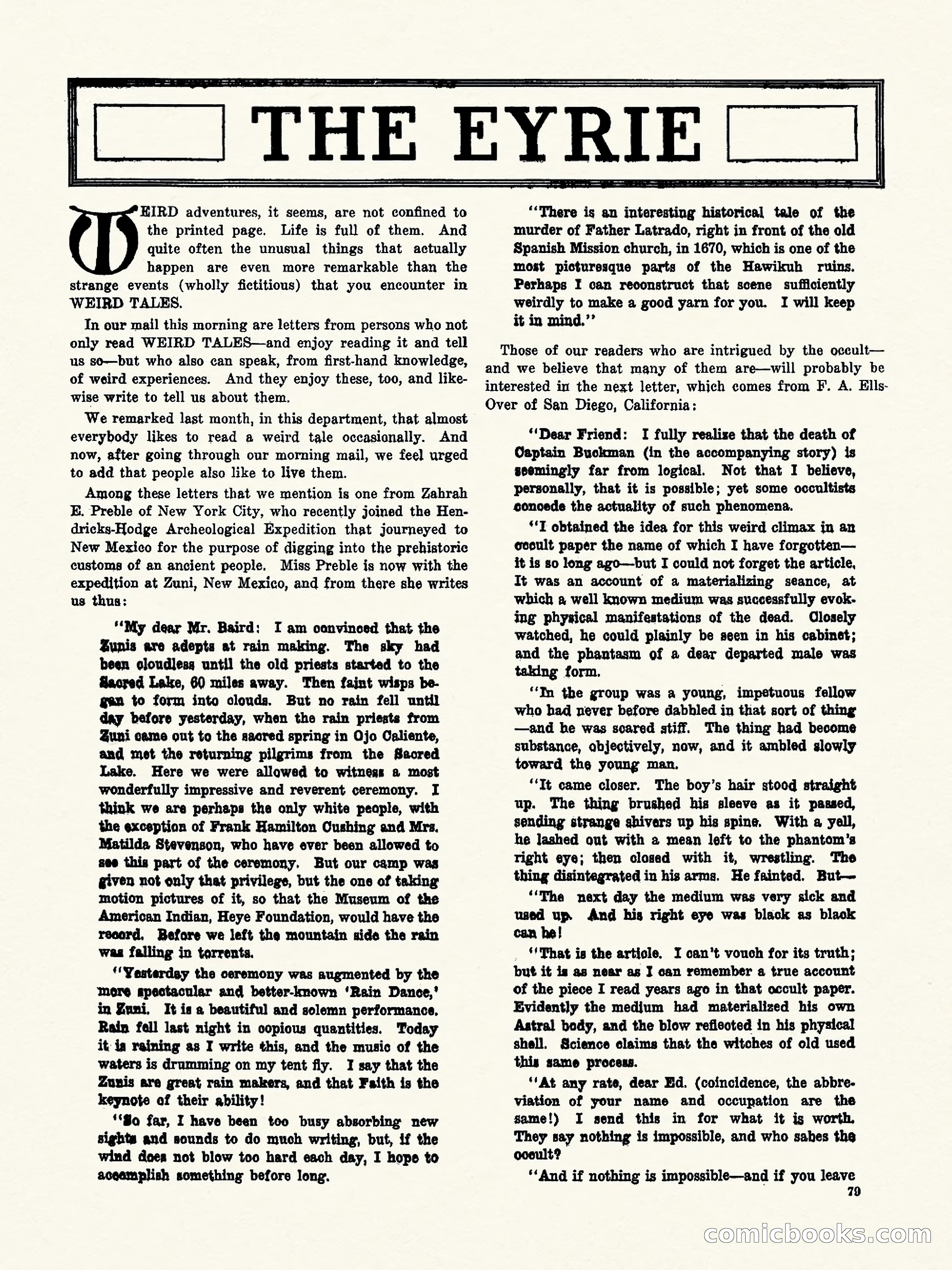 Weird Tales, Vol. II, No. 2 — page 80 of 98