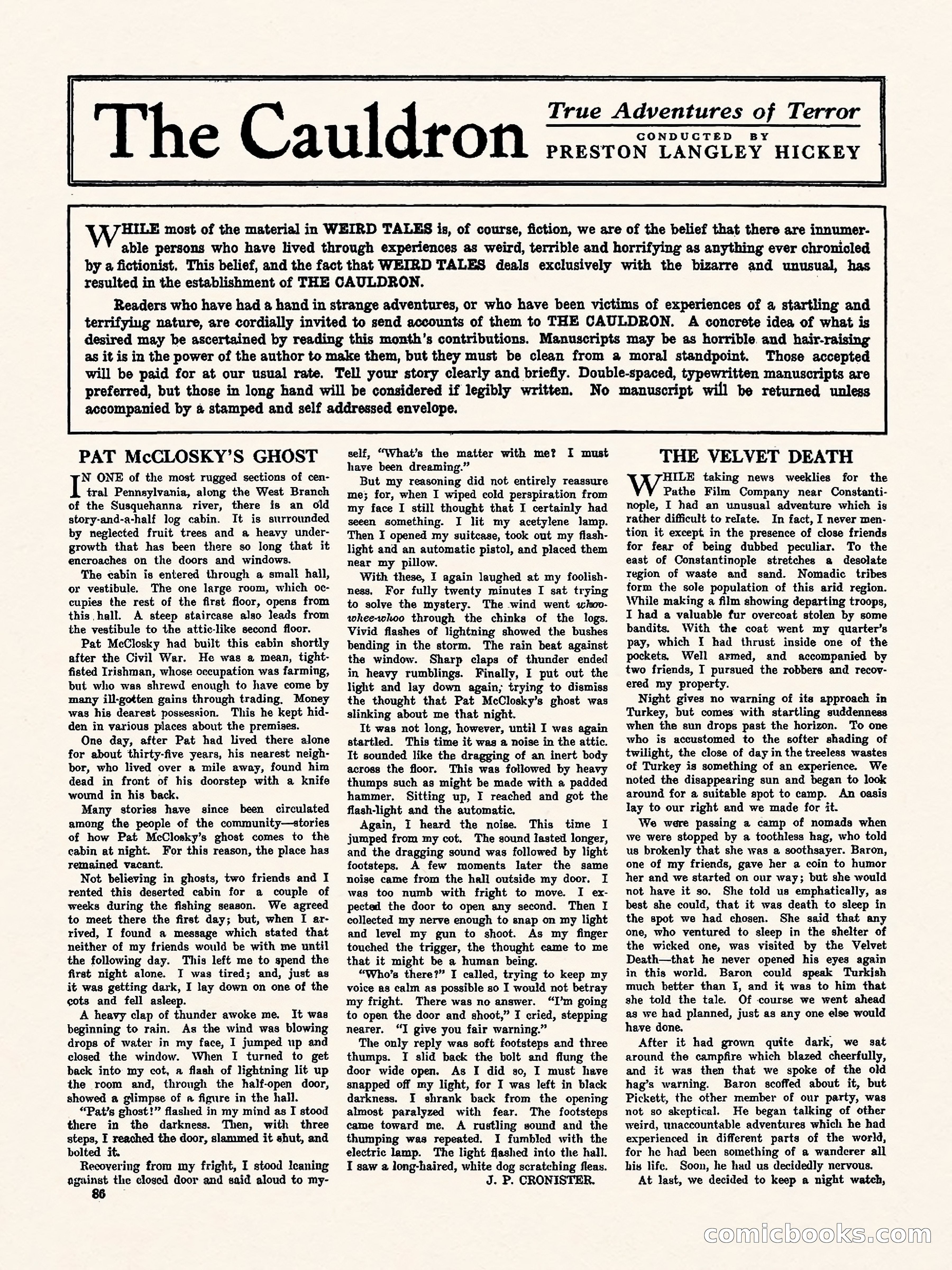 Weird Tales, Vol. II, No. 2 — page 87 of 98