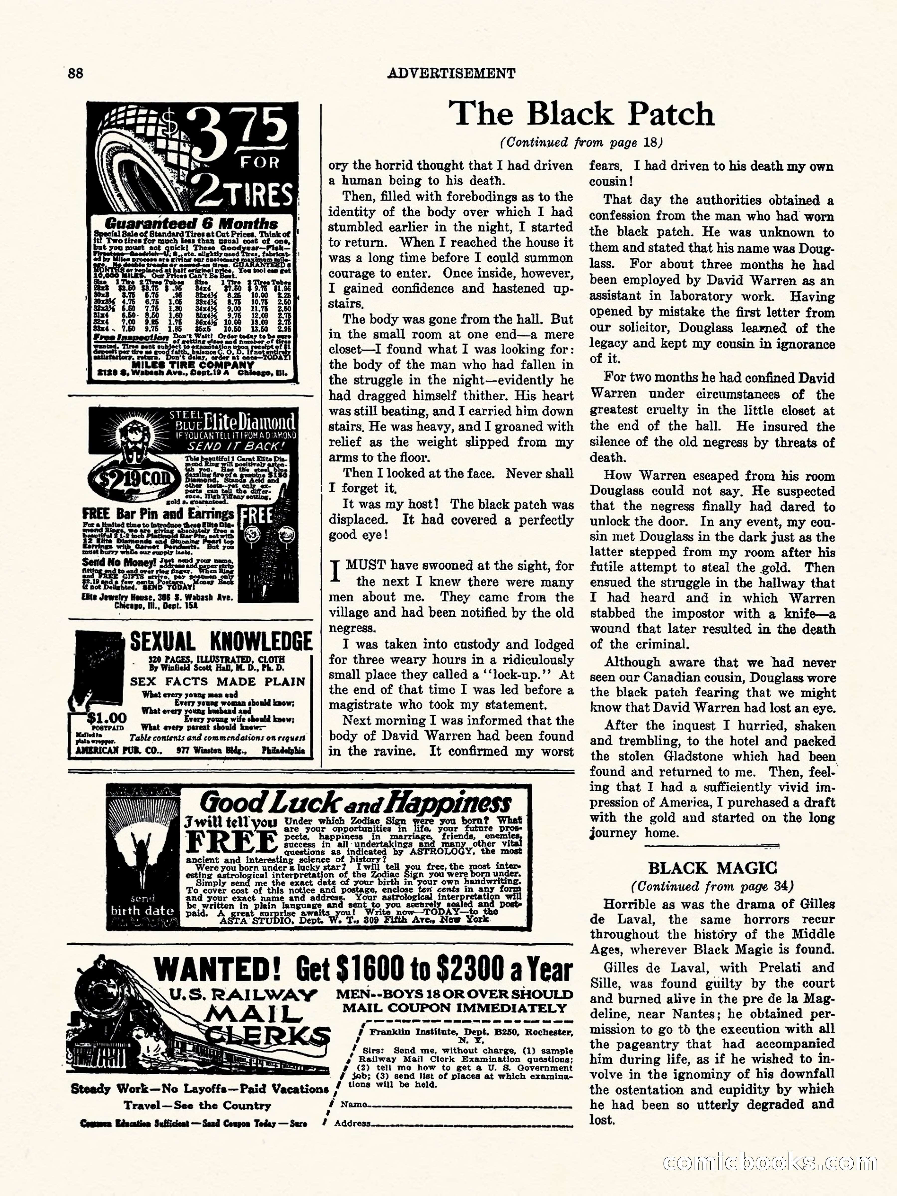 Weird Tales, Vol. II, No. 2 — page 89 of 98