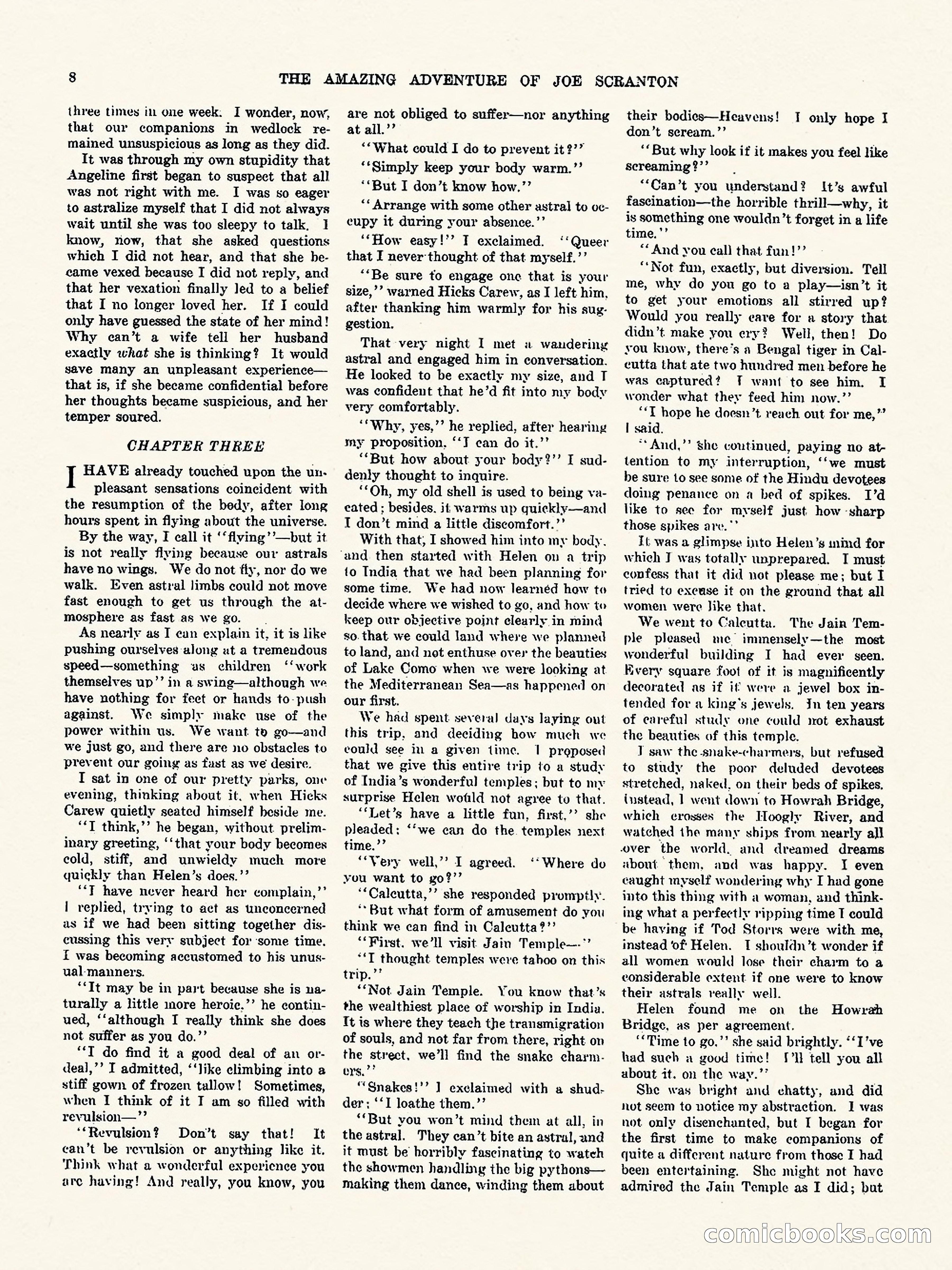 Weird Tales, Vol. II No. 3 — page 9 of 98