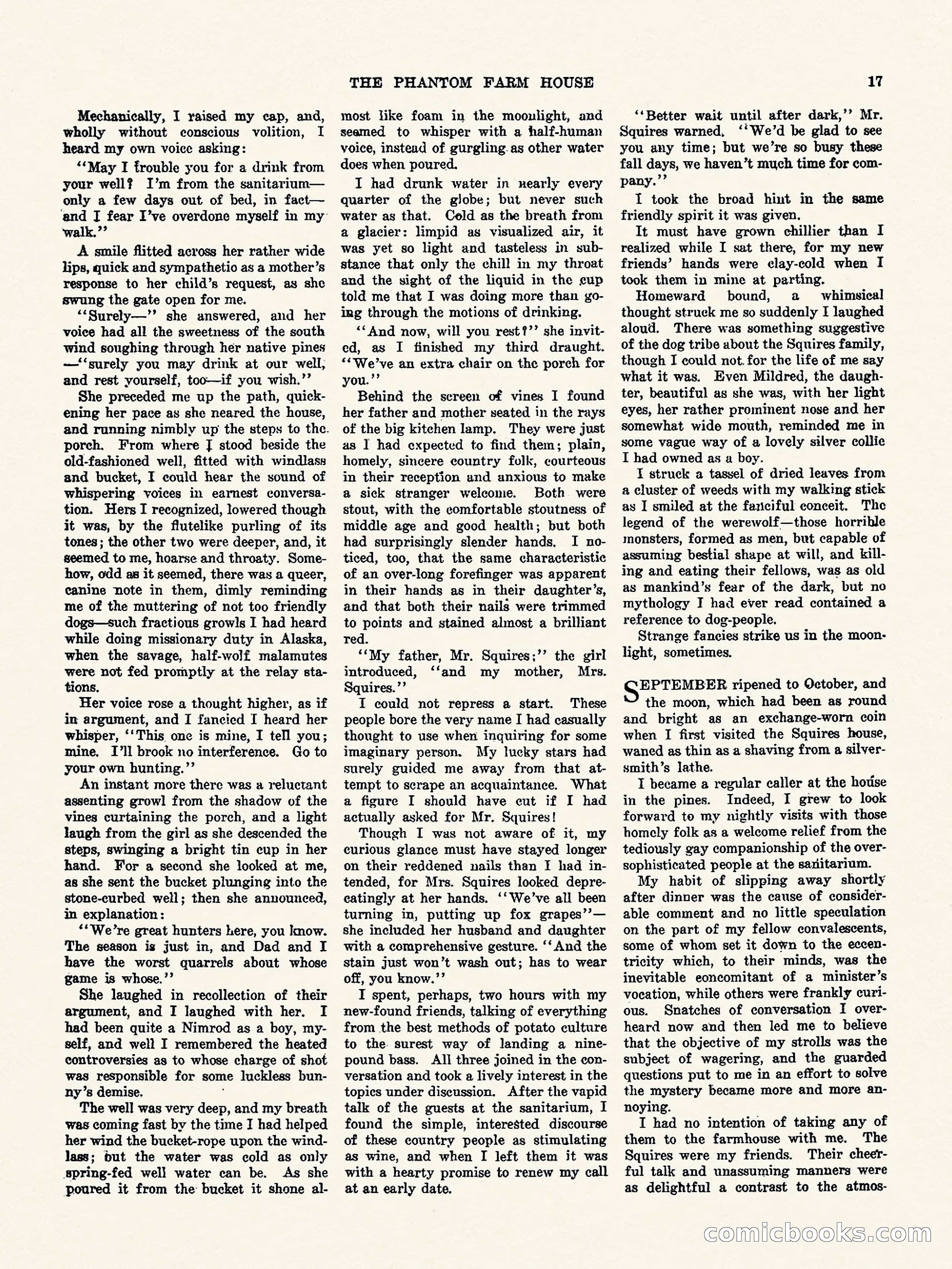 Weird Tales, Vol. II No. 3 — page 18 of 98