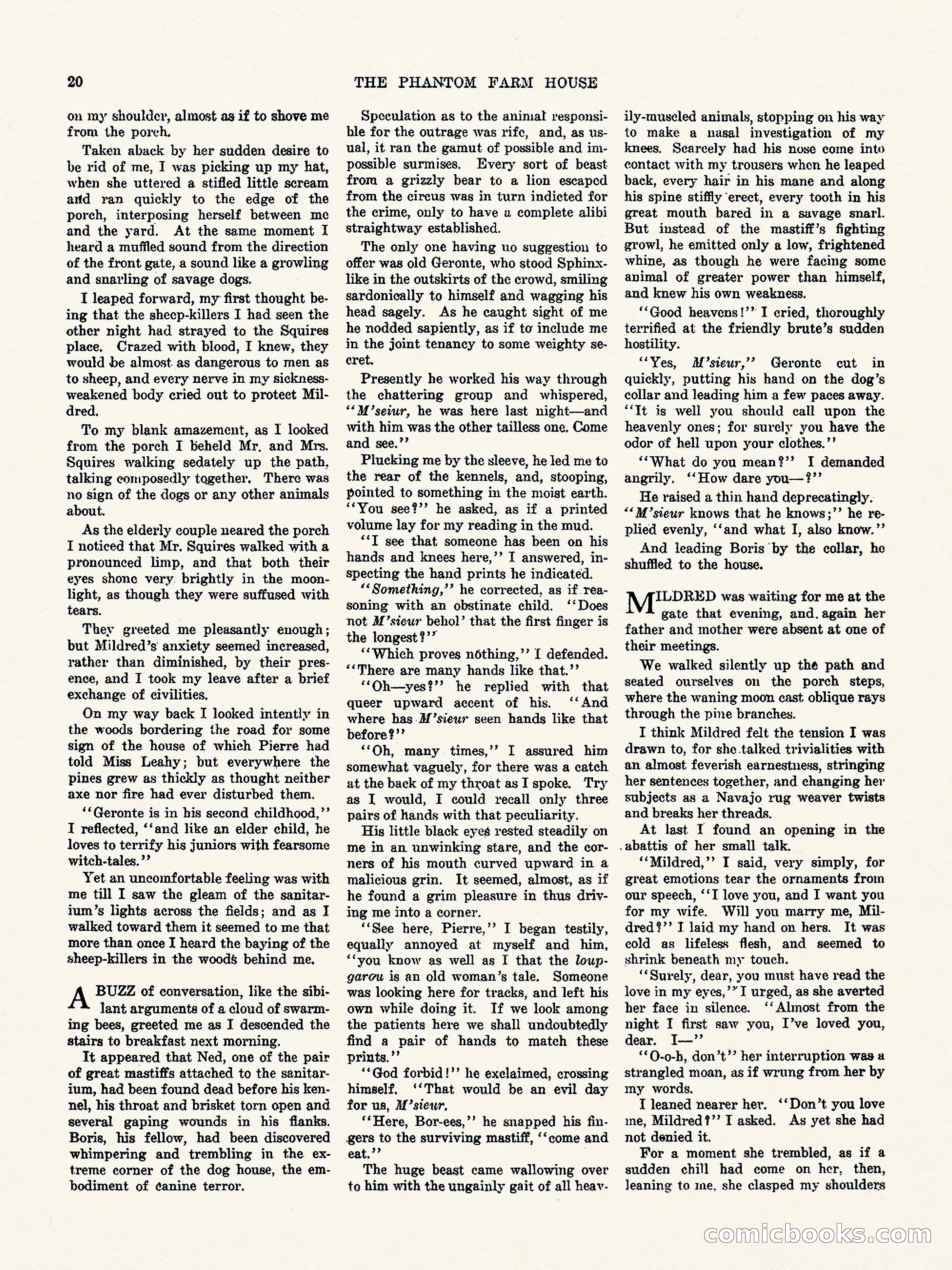 Weird Tales, Vol. II No. 3 — page 21 of 98