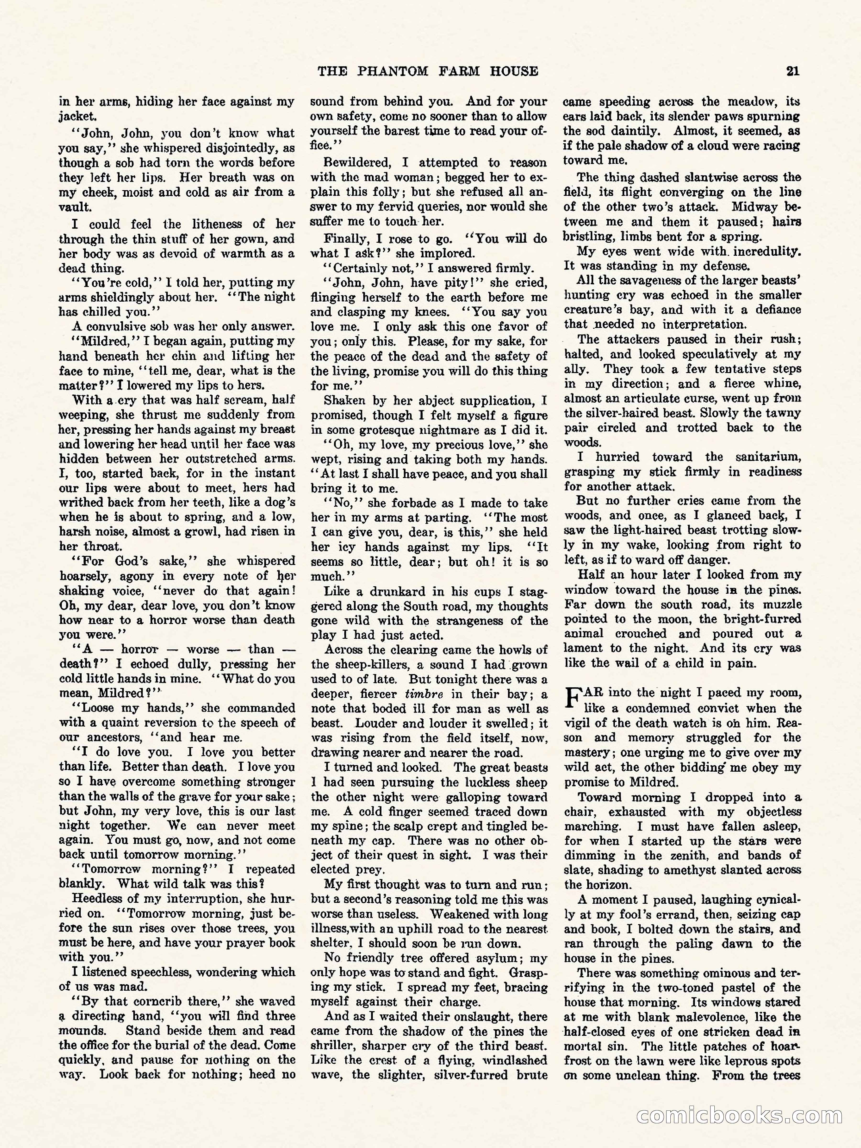 Weird Tales, Vol. II No. 3 — page 22 of 98