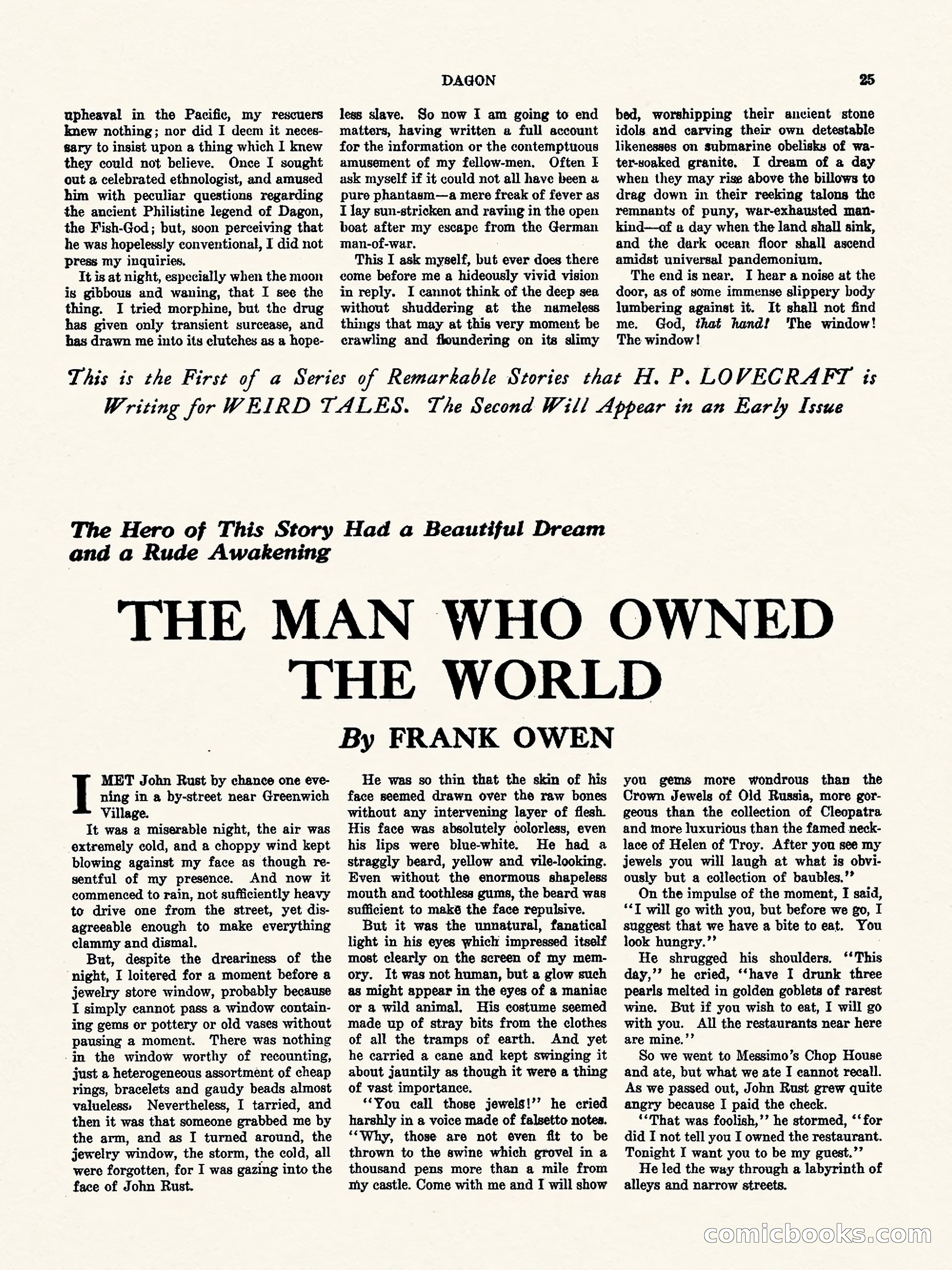 Weird Tales, Vol. II No. 3 — page 26 of 98
