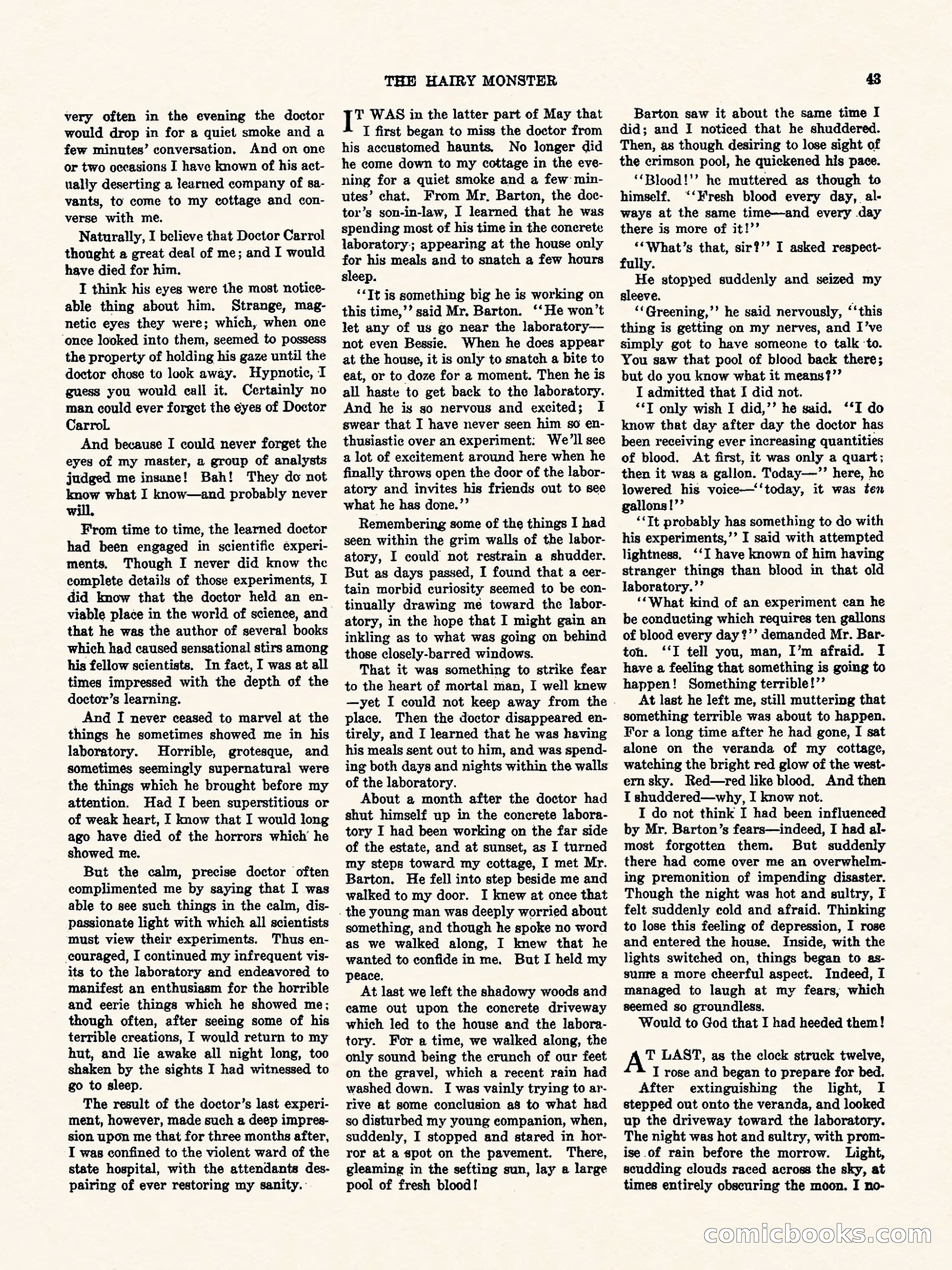 Weird Tales, Vol. II No. 3 — page 44 of 98