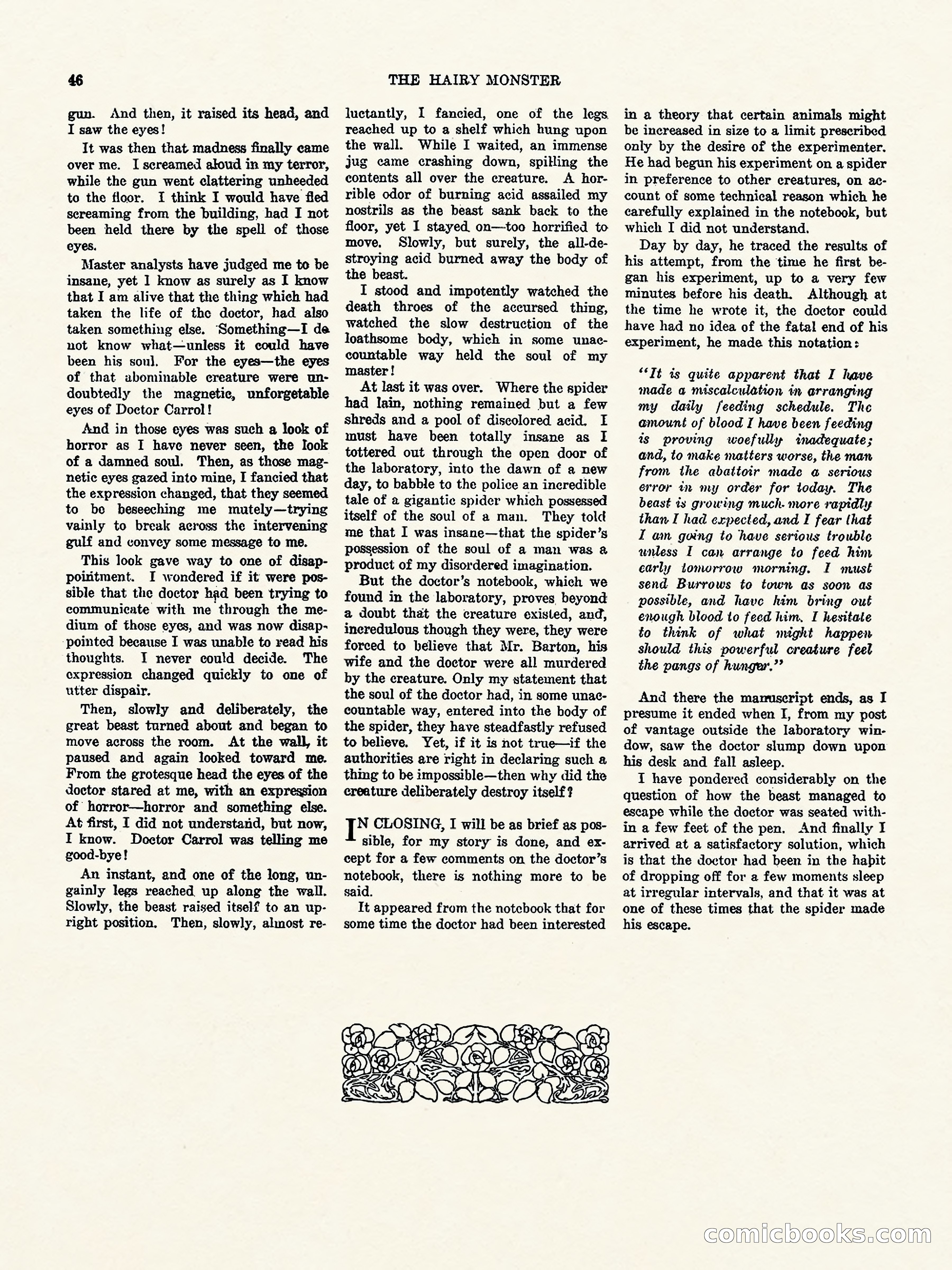 Weird Tales, Vol. II No. 3 — page 47 of 98