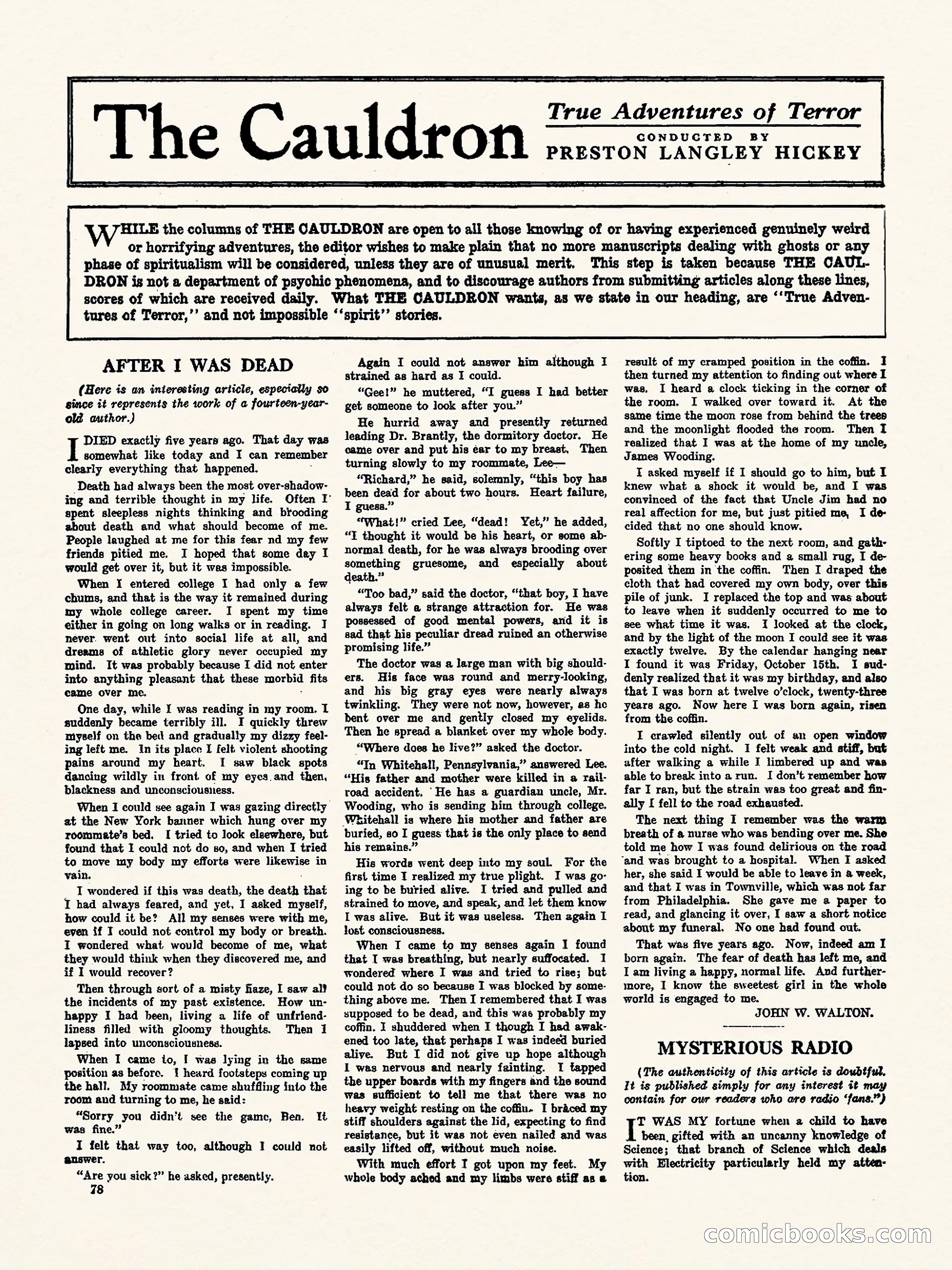 Weird Tales, Vol. II No. 3 — page 79 of 98