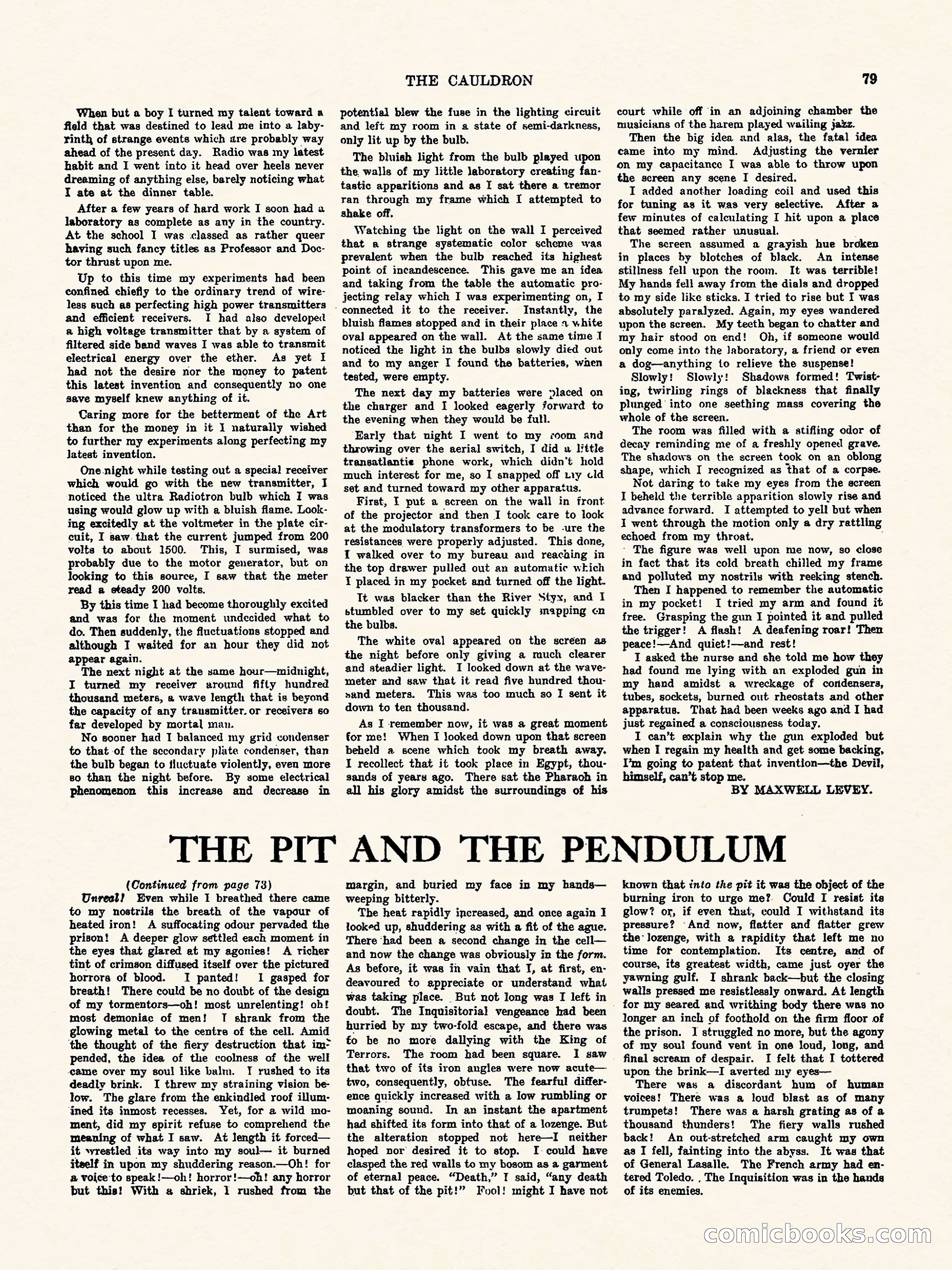 Weird Tales, Vol. II No. 3 — page 80 of 98