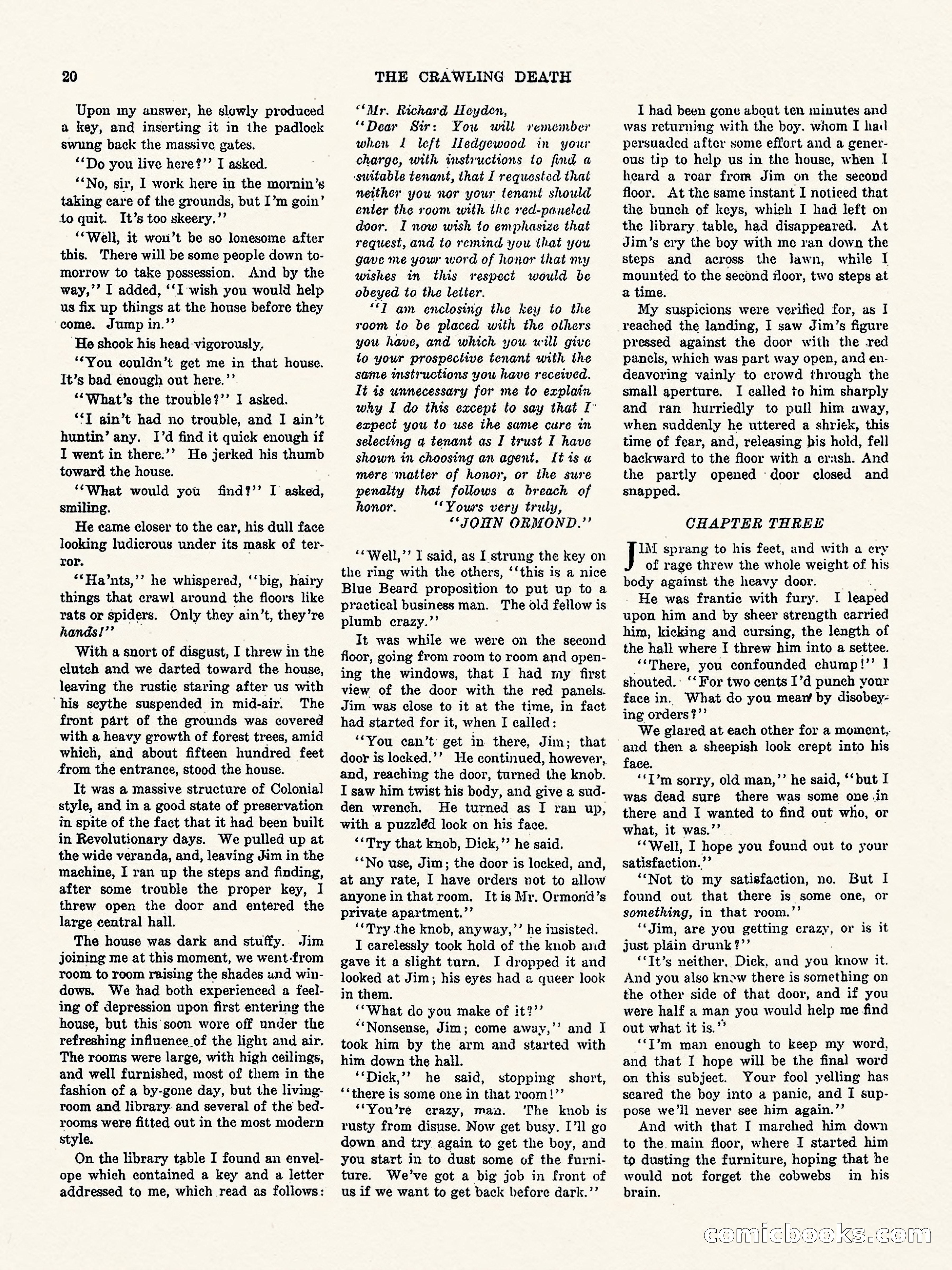 Weird Tales, Vol. 2, No. 4 — page 21 of 98