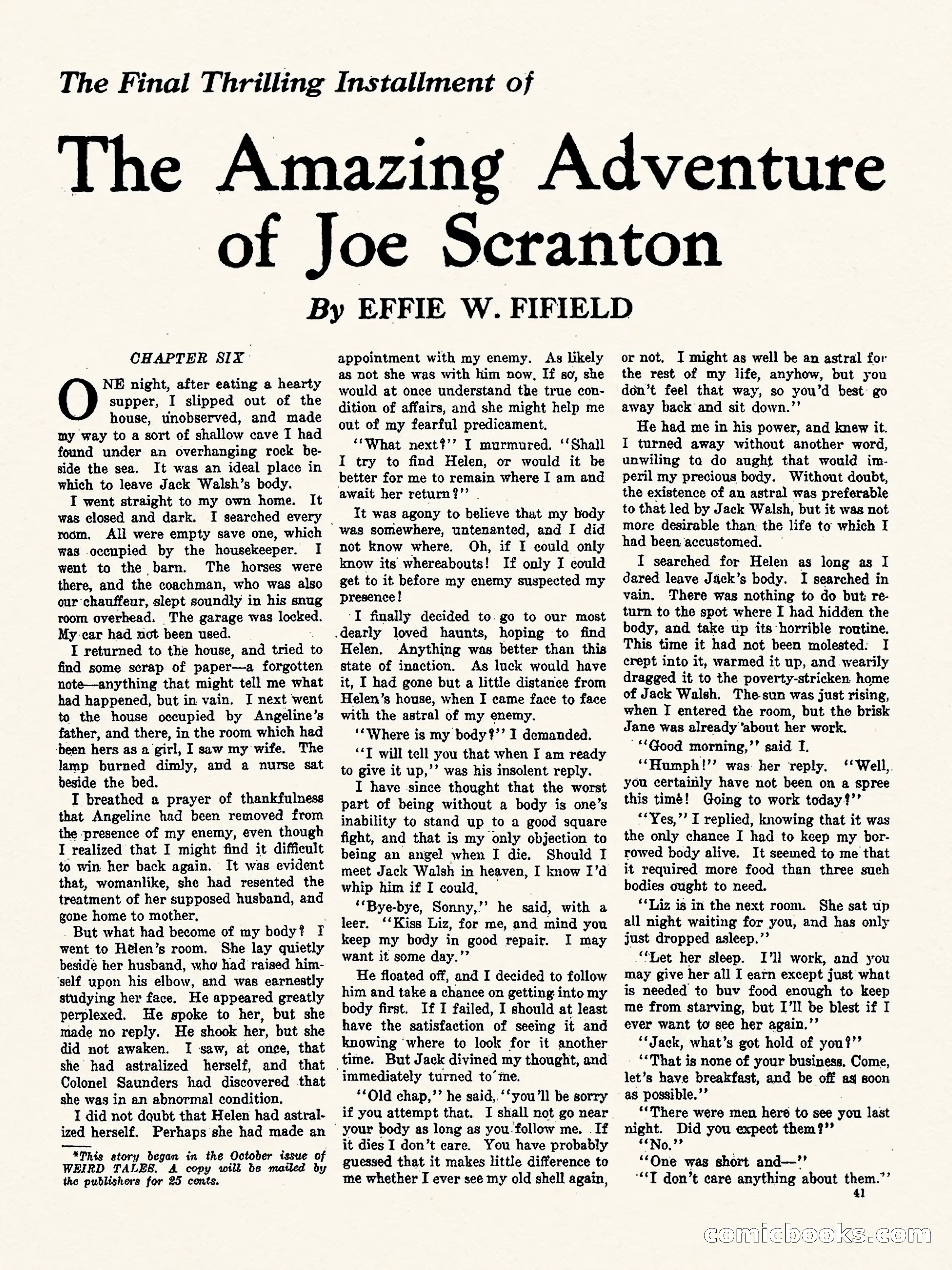Weird Tales, Vol. 2, No. 4 — page 42 of 98