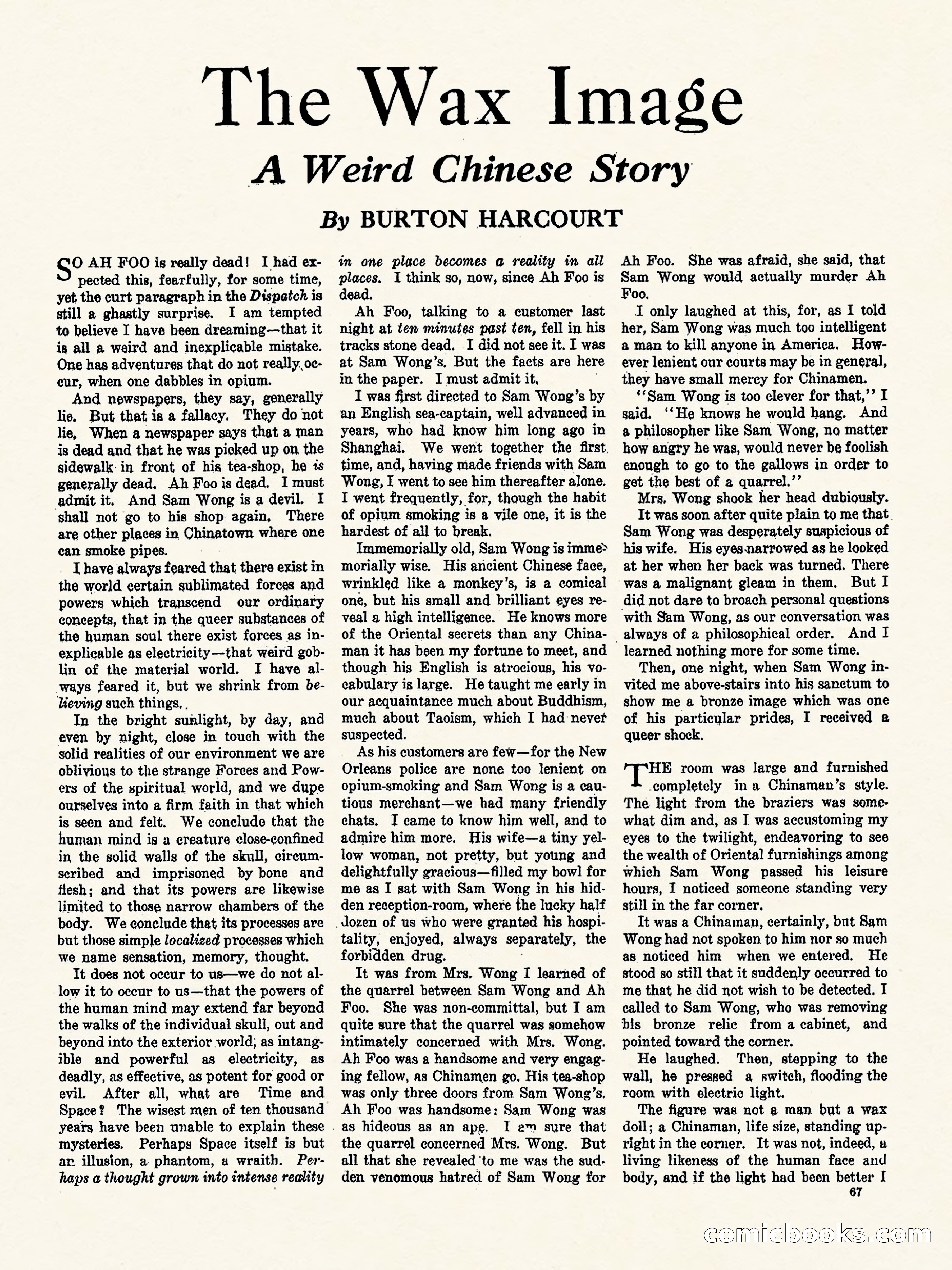 Weird Tales, Vol. 2, No. 4 — page 68 of 98