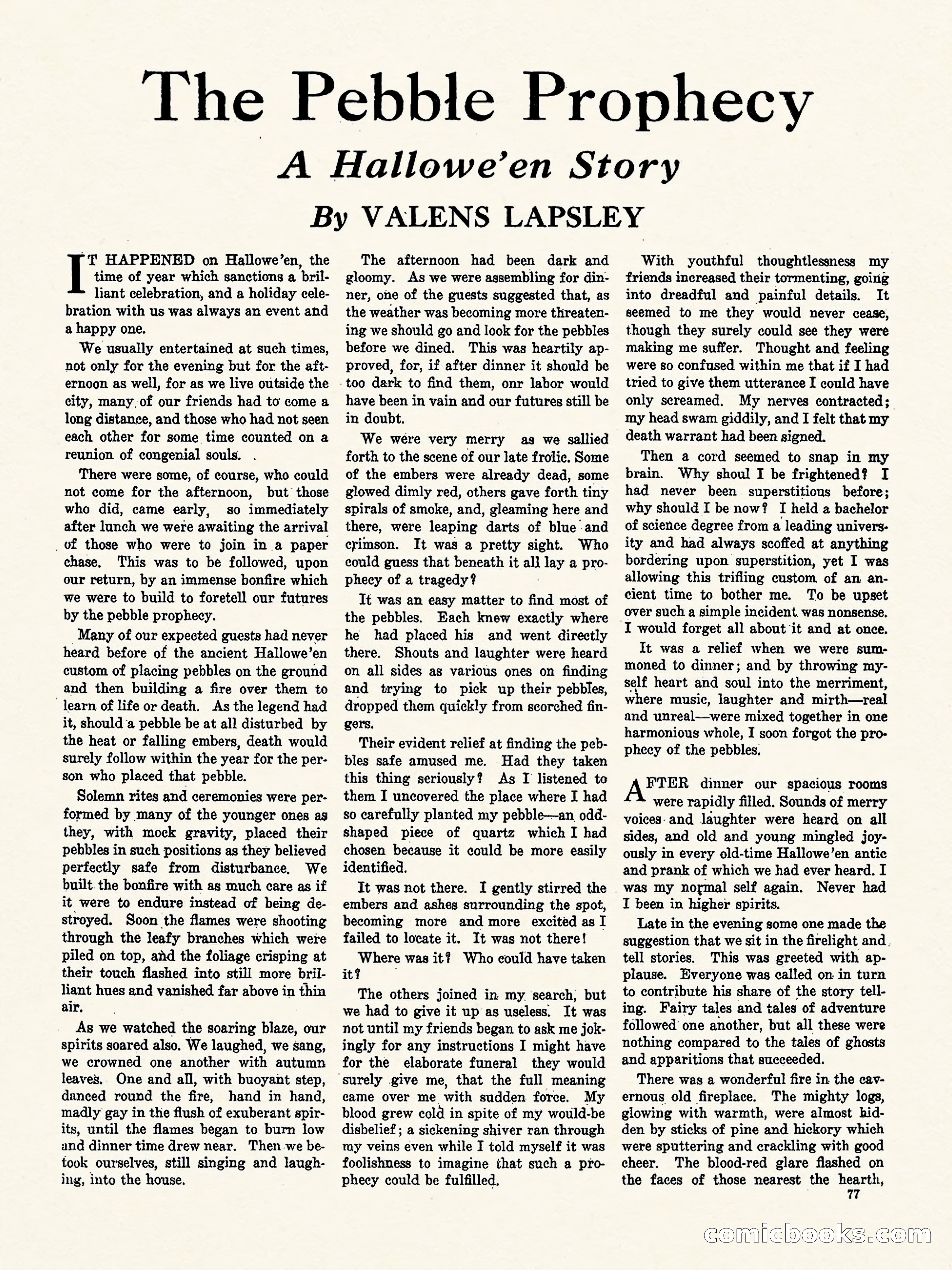 Weird Tales, Vol. 2, No. 4 — page 78 of 98