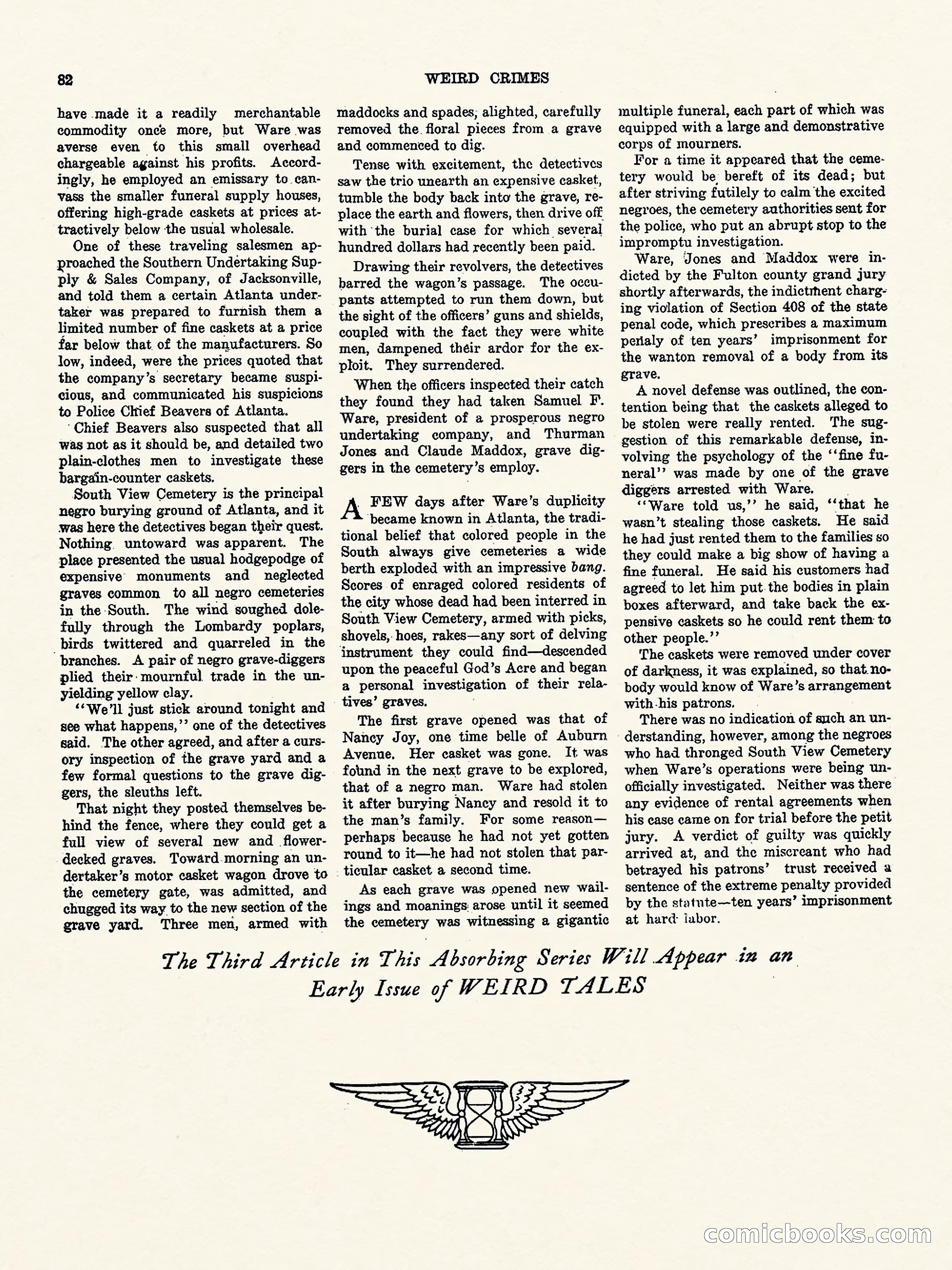 Weird Tales, Vol. 2, No. 4 — page 83 of 98
