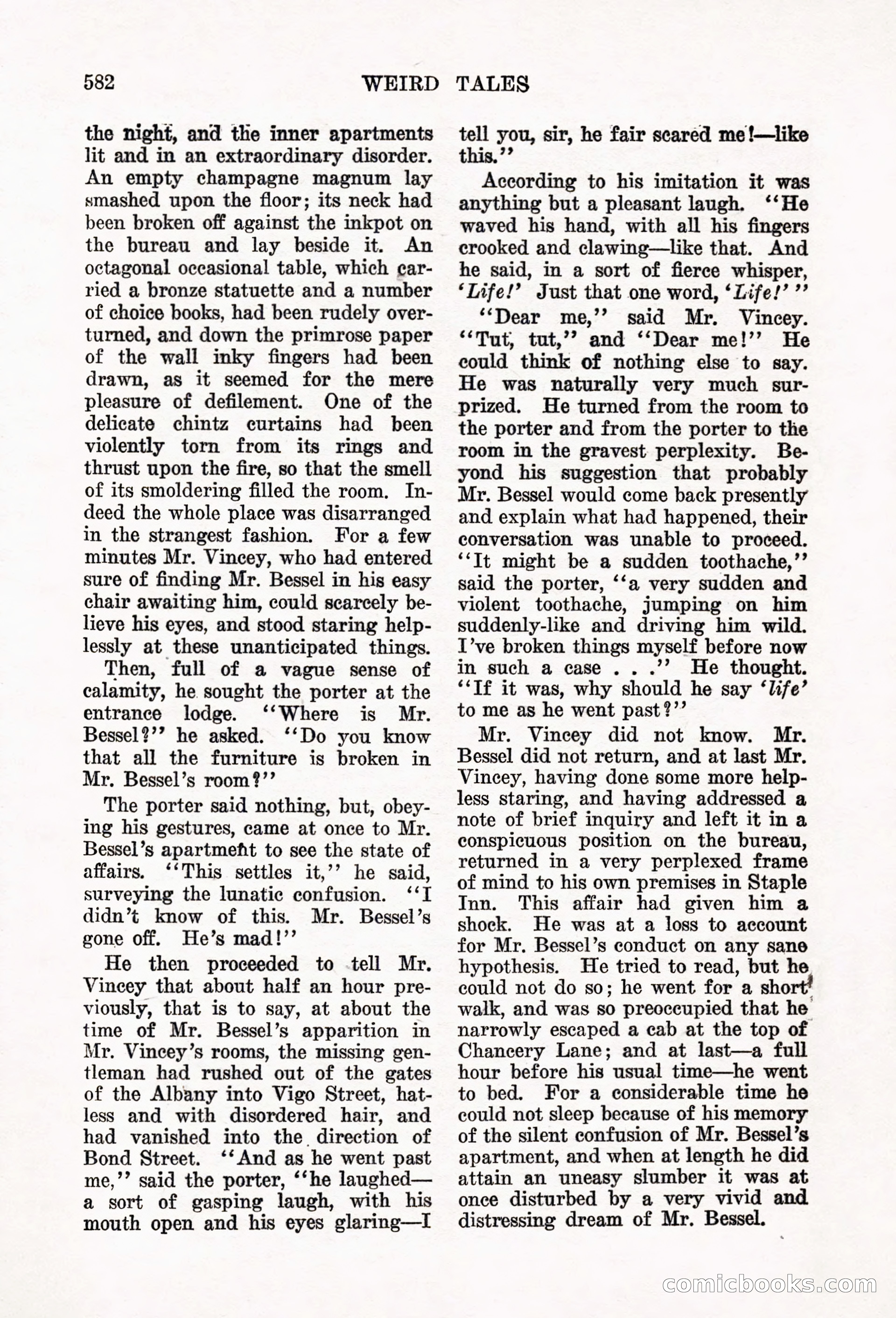 Weird Tales, Vol. 6, No. 5 — page 8 of 148