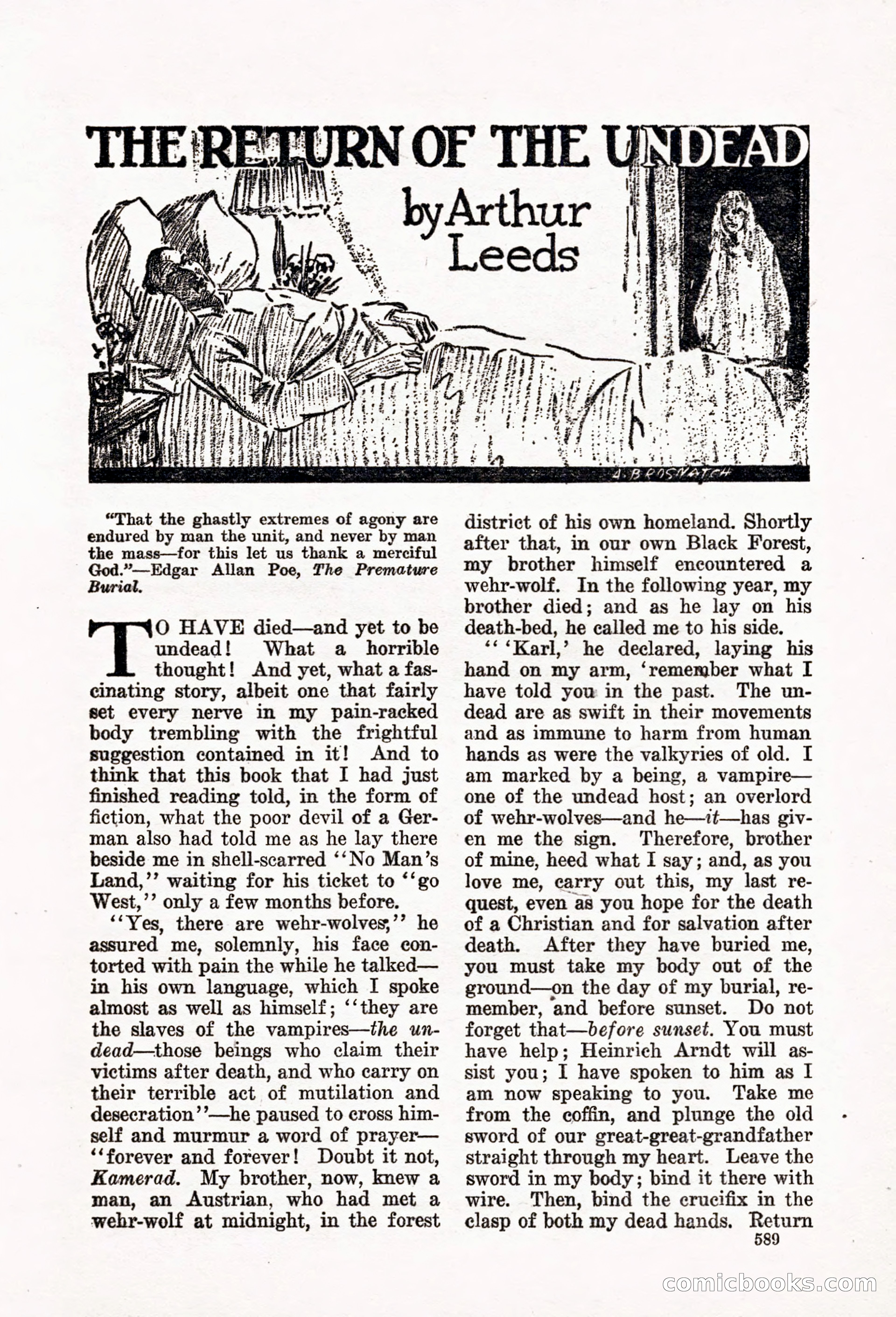 Weird Tales, Vol. 6, No. 5 — page 15 of 148