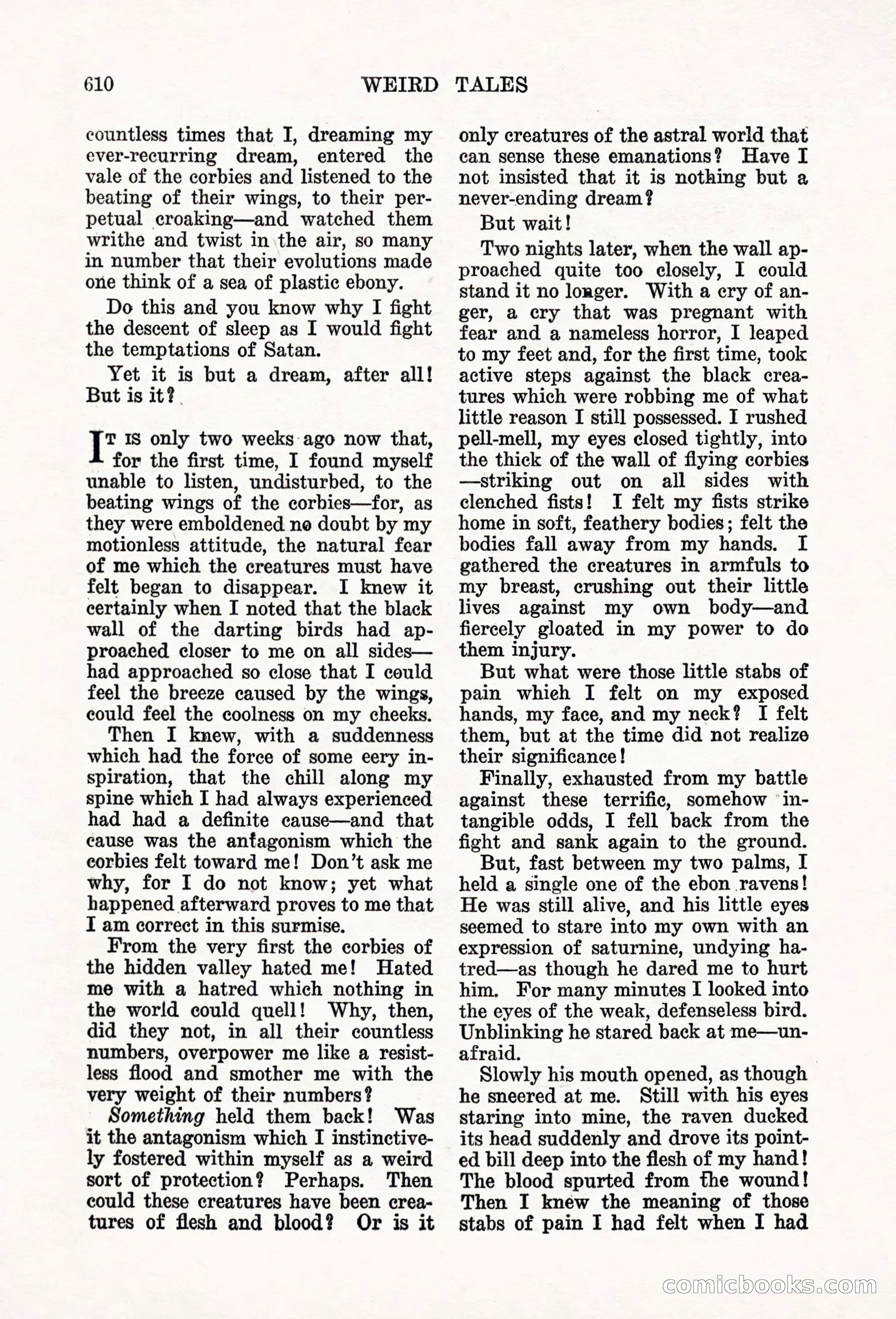 Weird Tales, Vol. 6, No. 5 — page 36 of 148