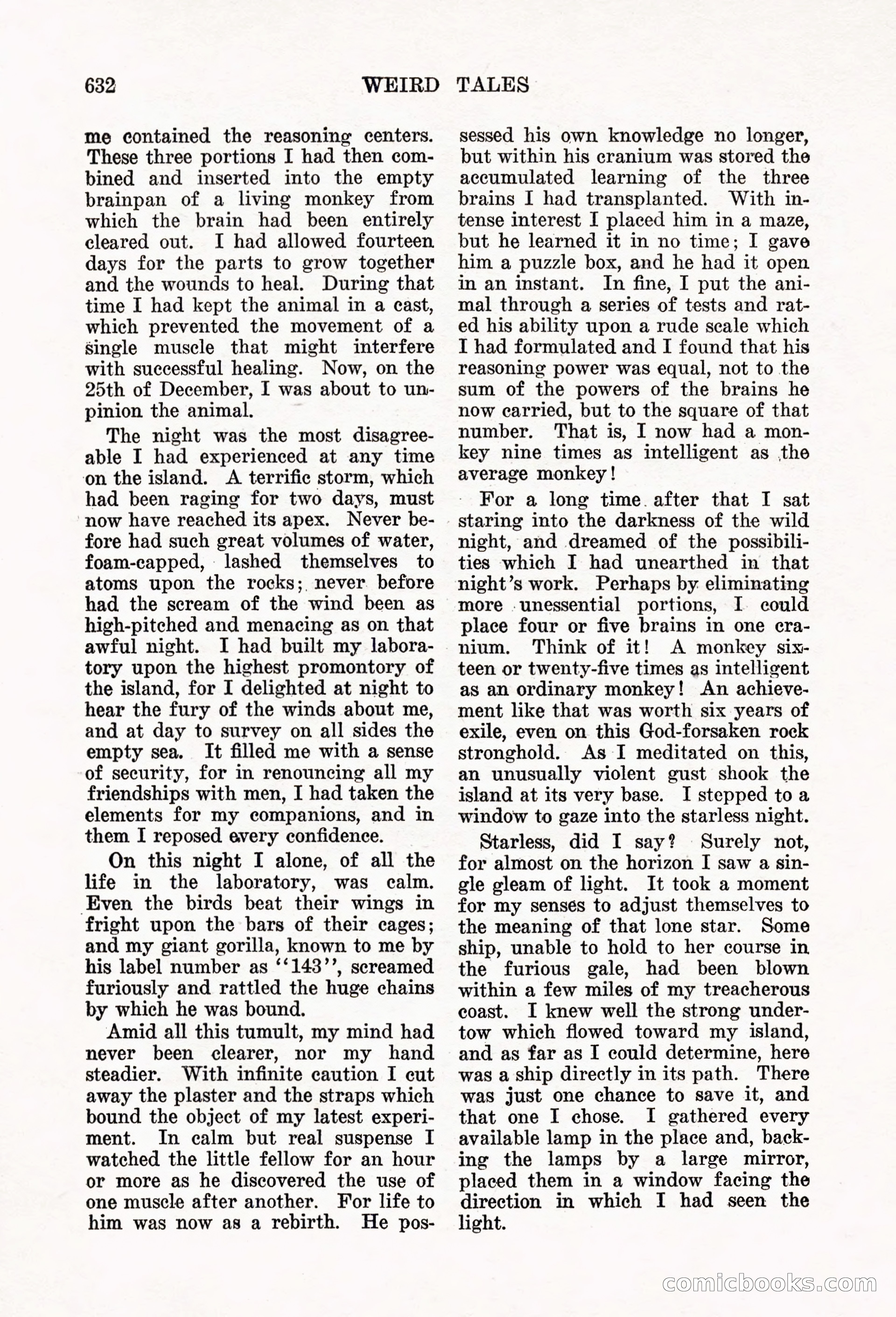 Weird Tales, Vol. 6, No. 5 — page 58 of 148