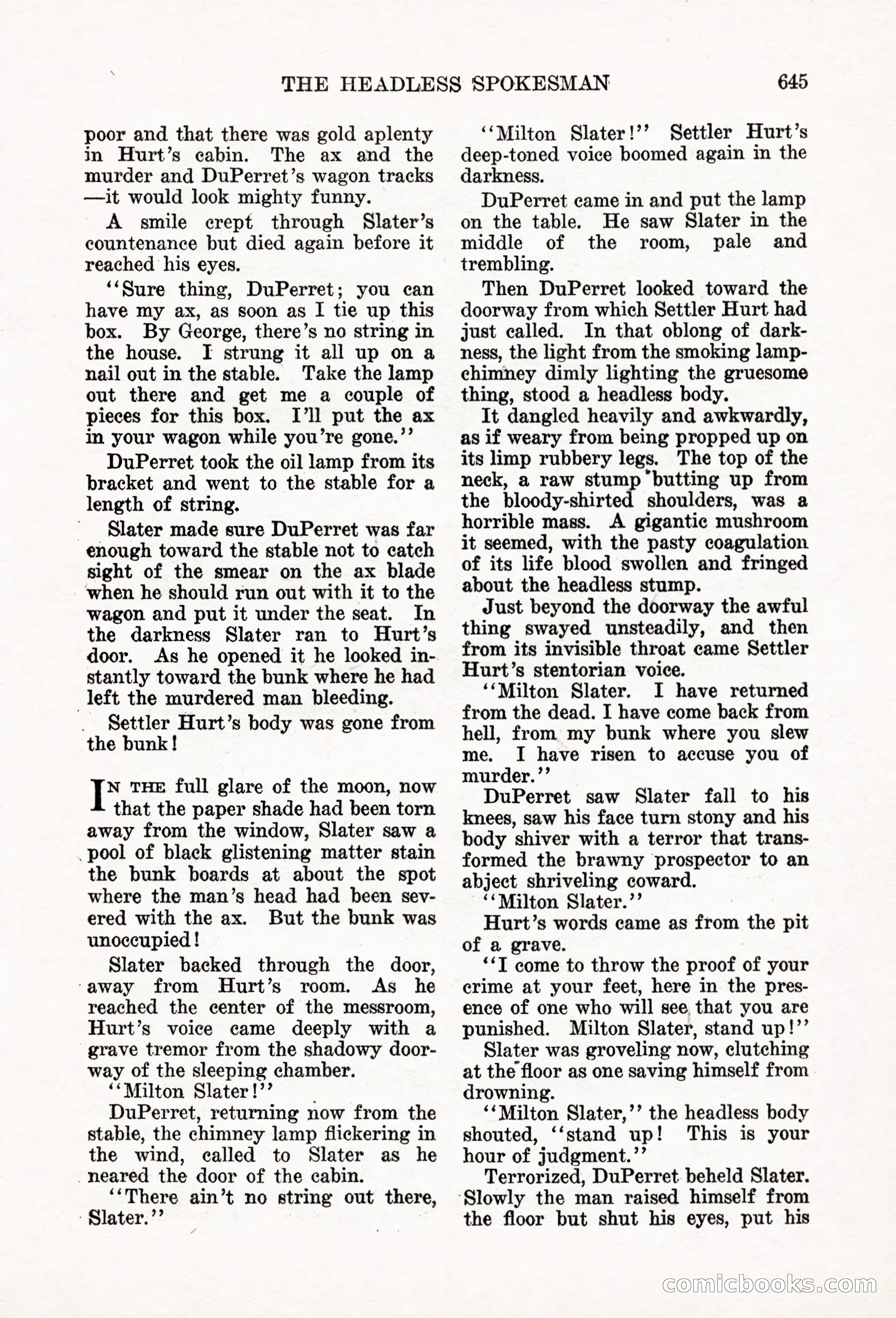Weird Tales, Vol. 6, No. 5 — page 71 of 148
