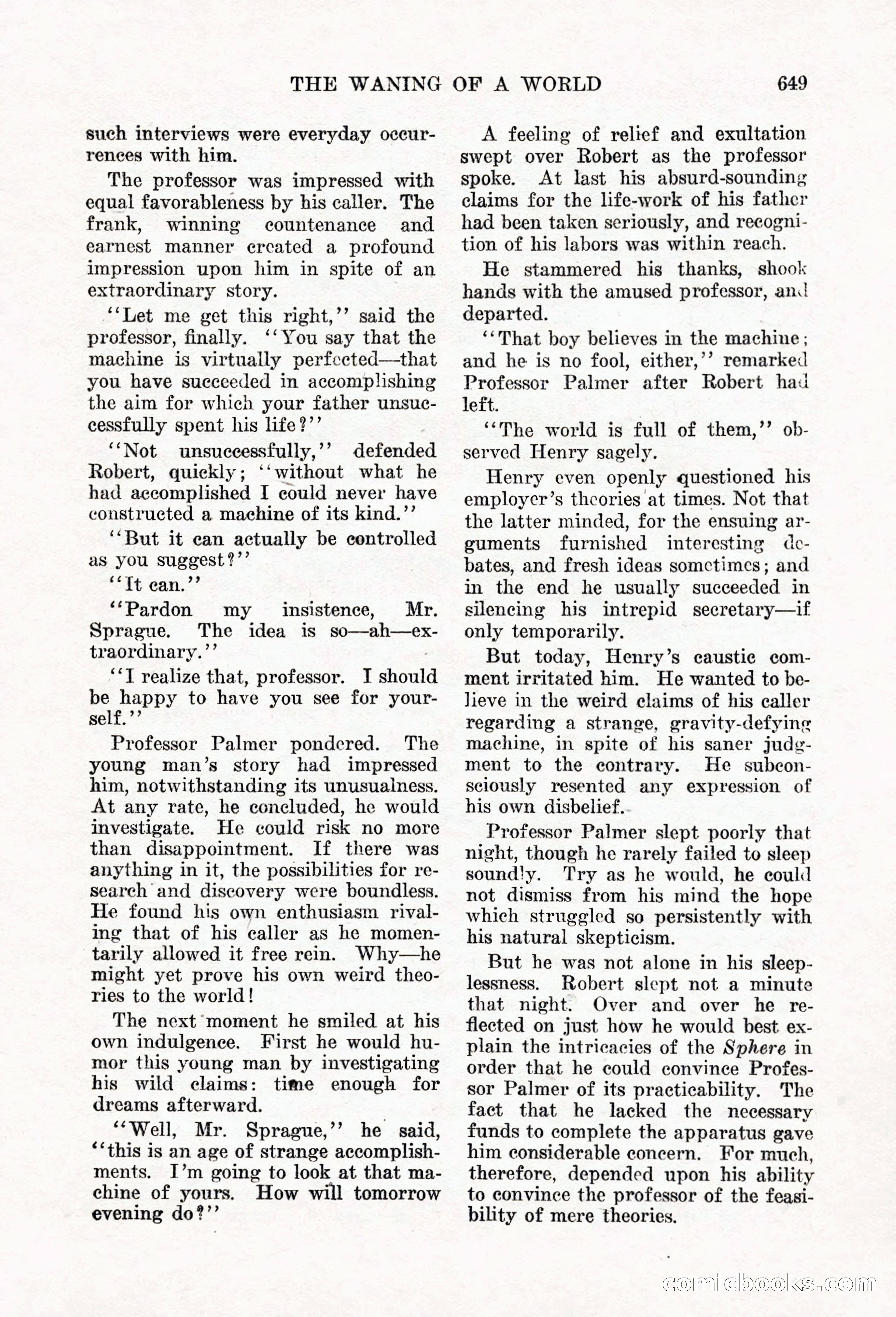 Weird Tales, Vol. 6, No. 5 — page 75 of 148