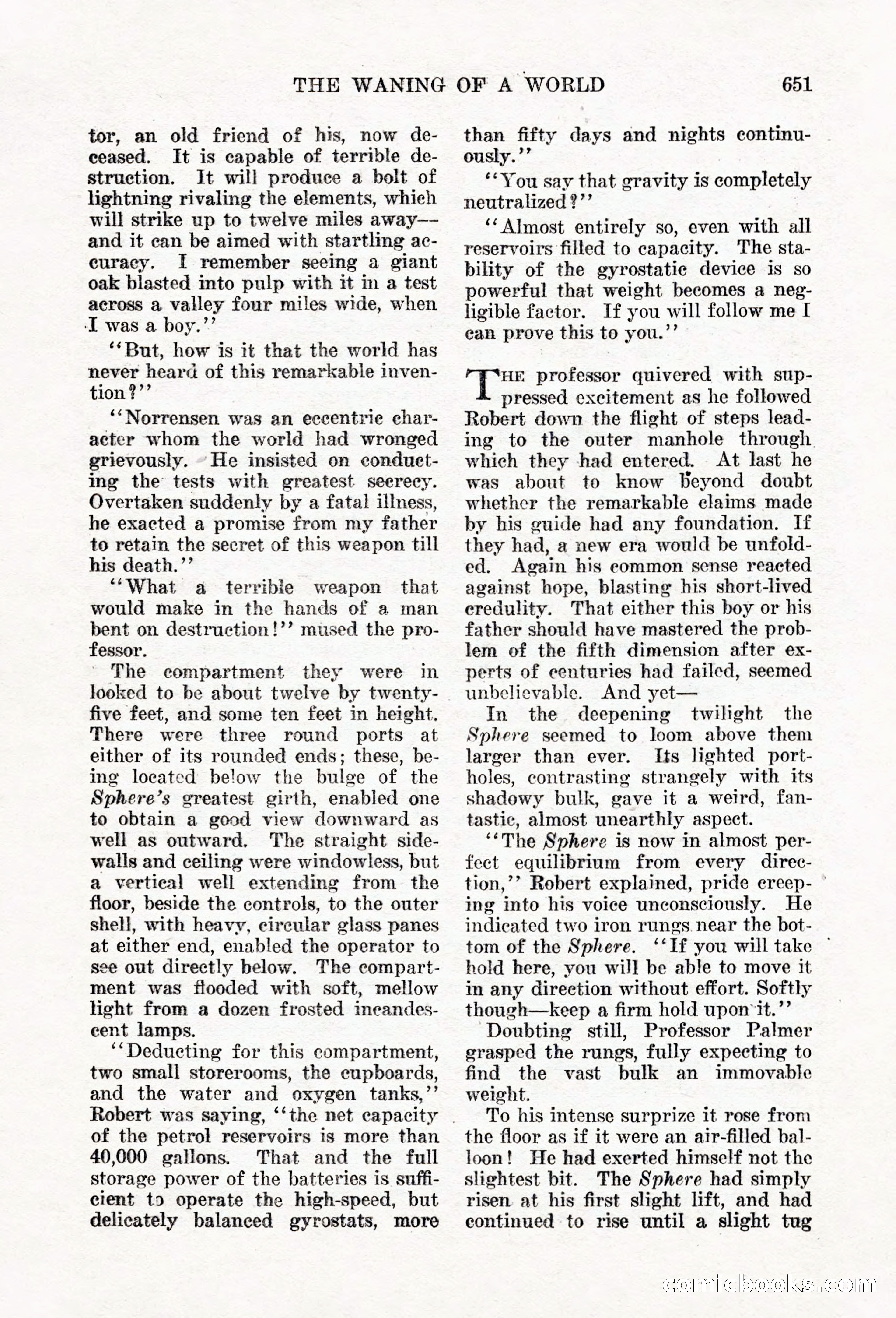 Weird Tales, Vol. 6, No. 5 — page 77 of 148