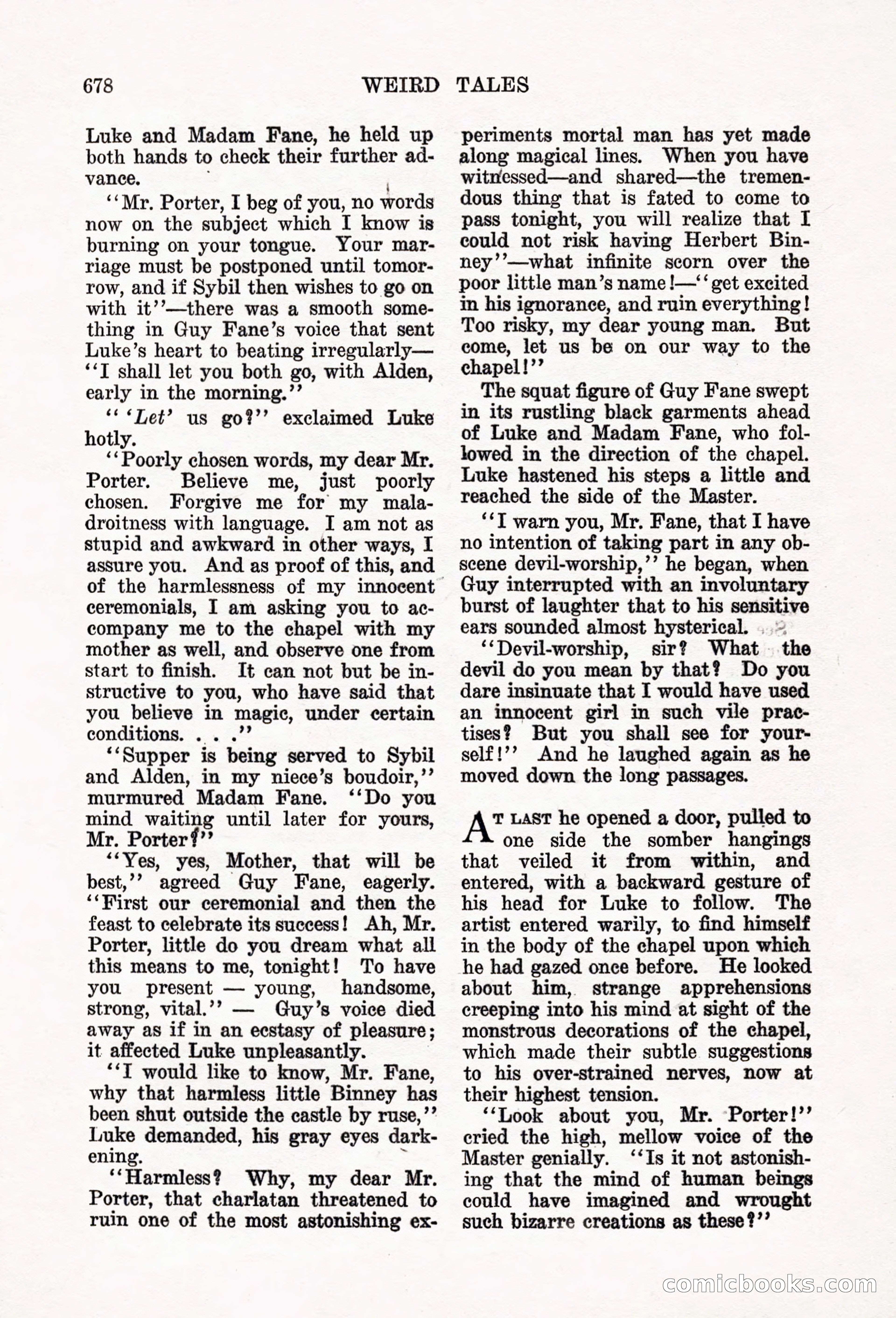 Weird Tales, Vol. 6, No. 5 — page 104 of 148