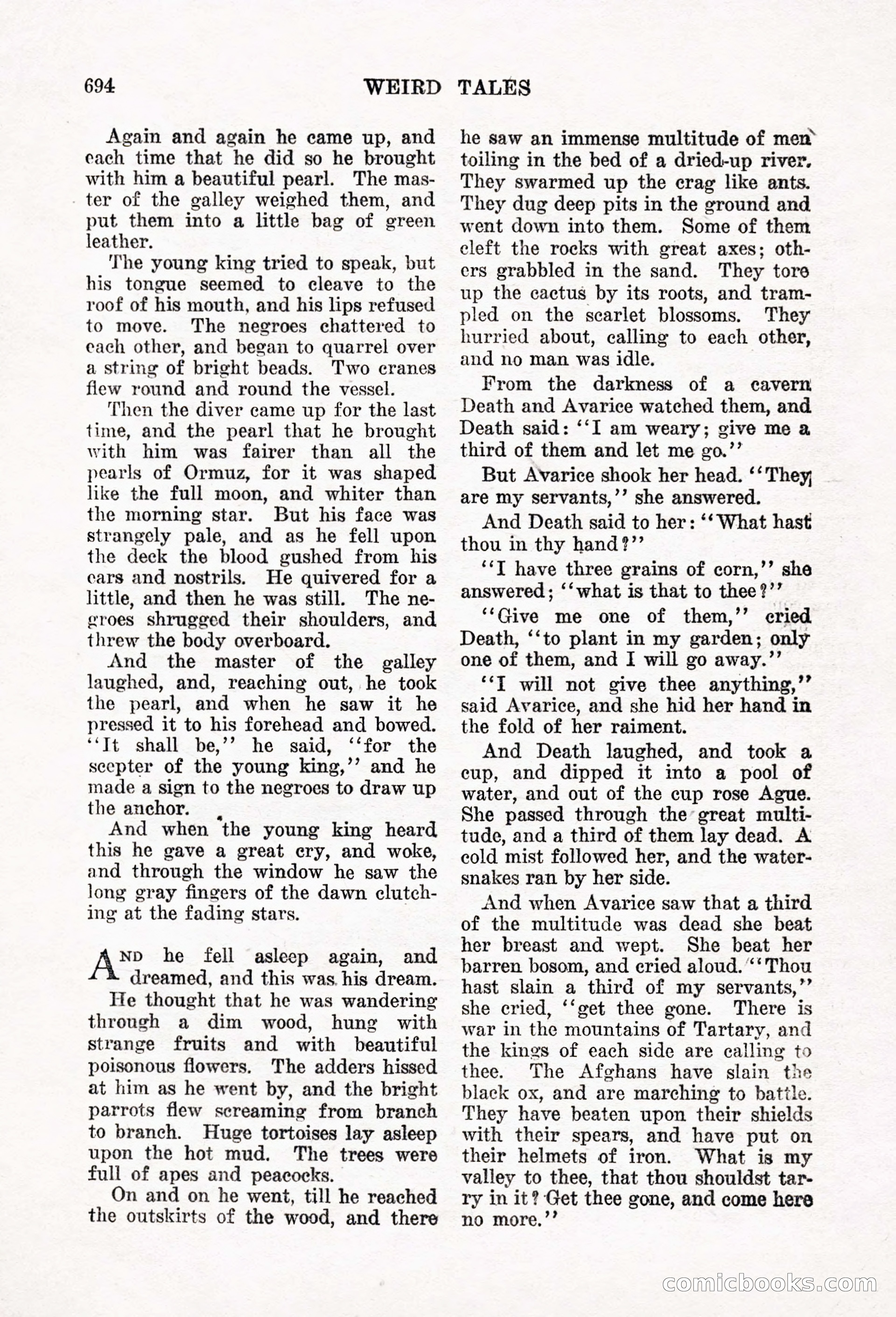 Weird Tales, Vol. 6, No. 5 — page 120 of 148