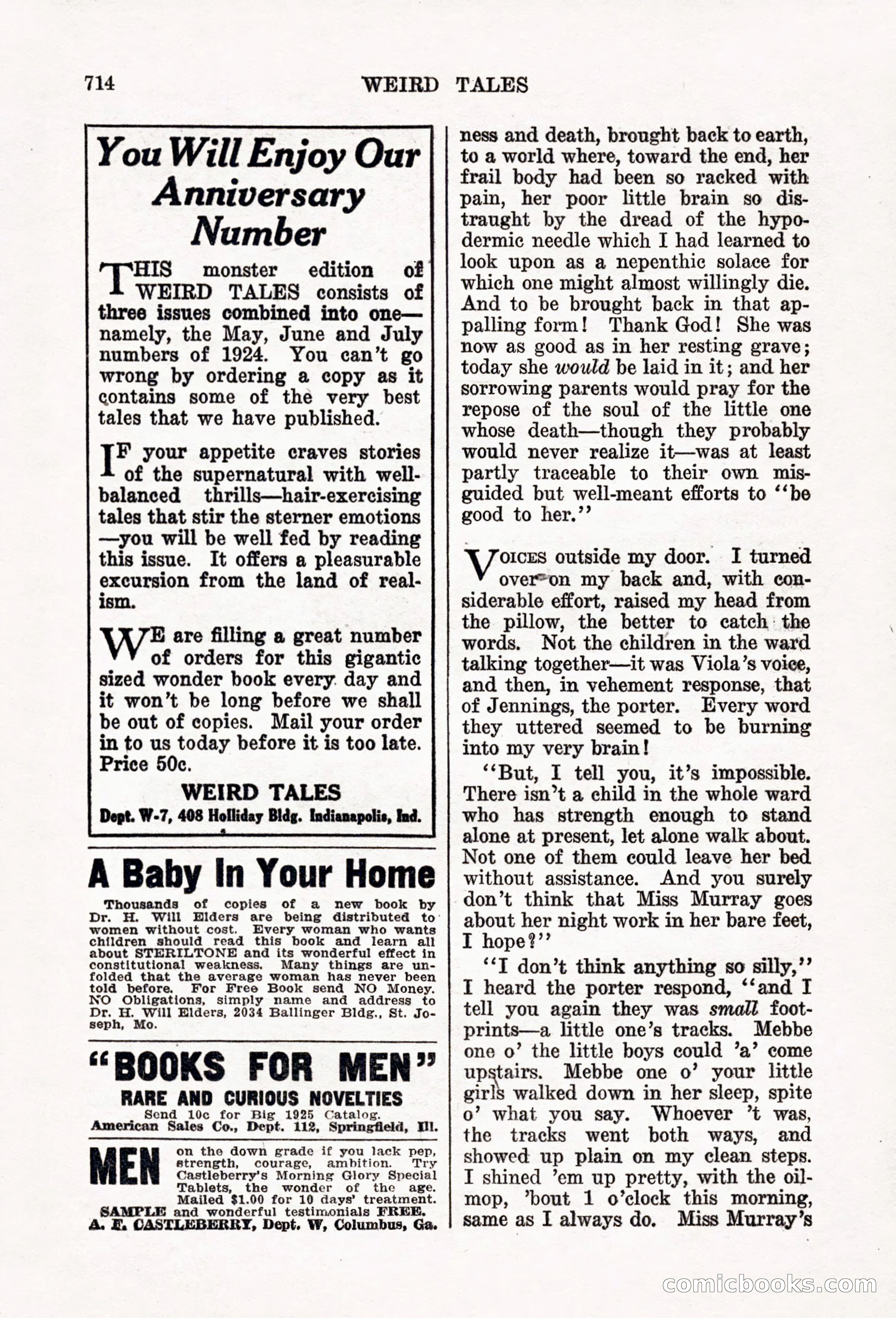 Weird Tales, Vol. 6, No. 5 — page 140 of 148