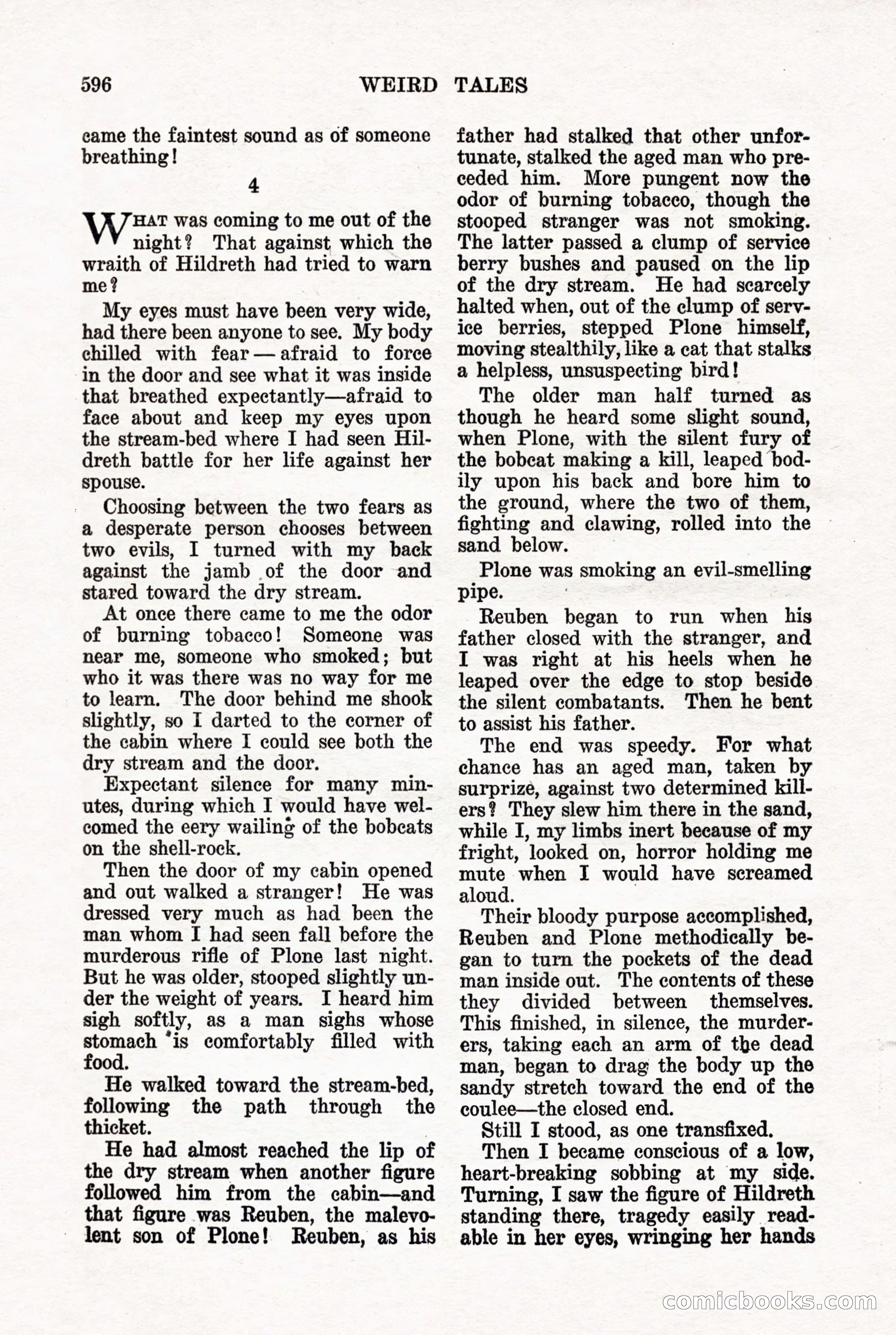 Weird Tales, May 1926 — page 22 of 148