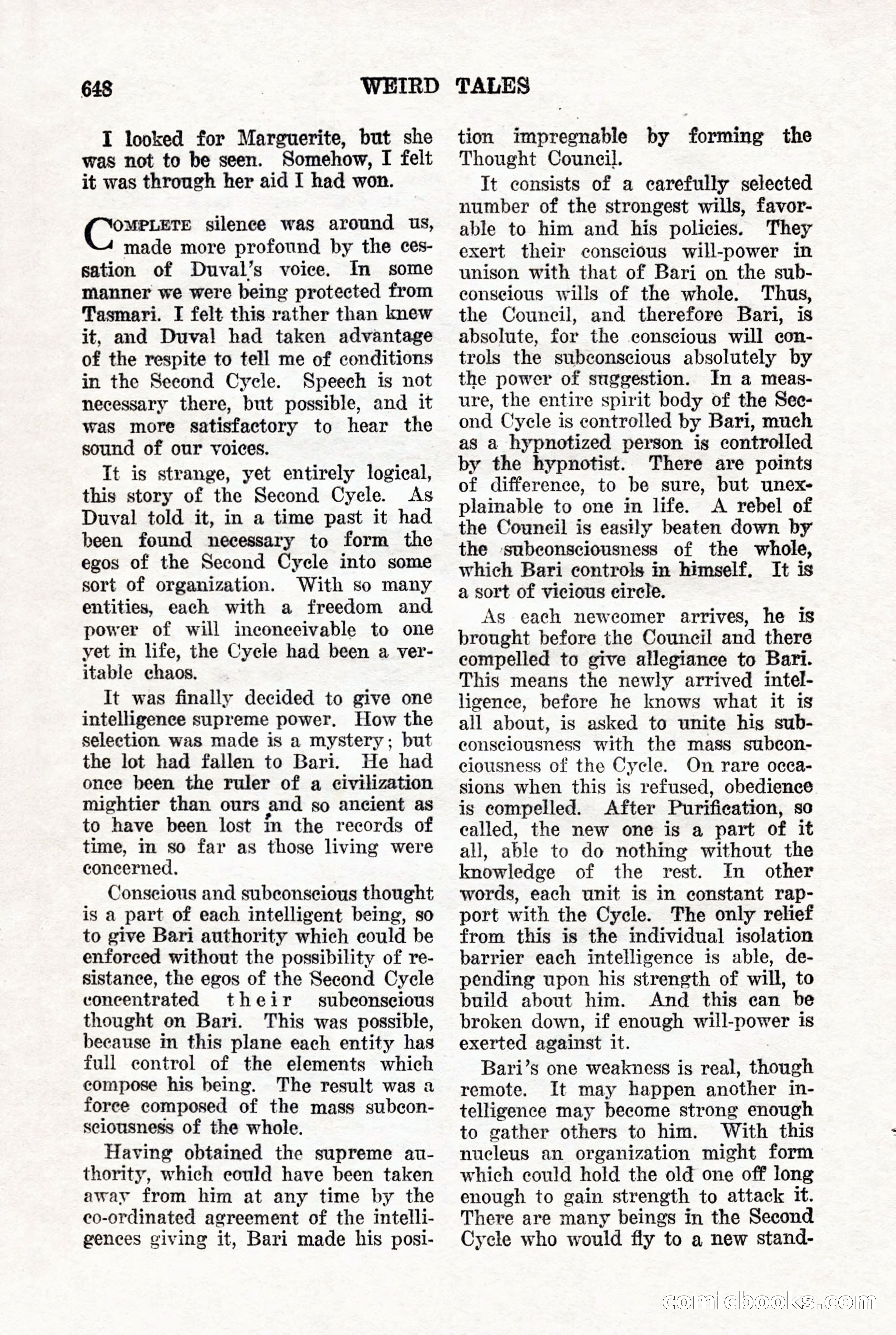 Weird Tales, May 1926 — page 74 of 148