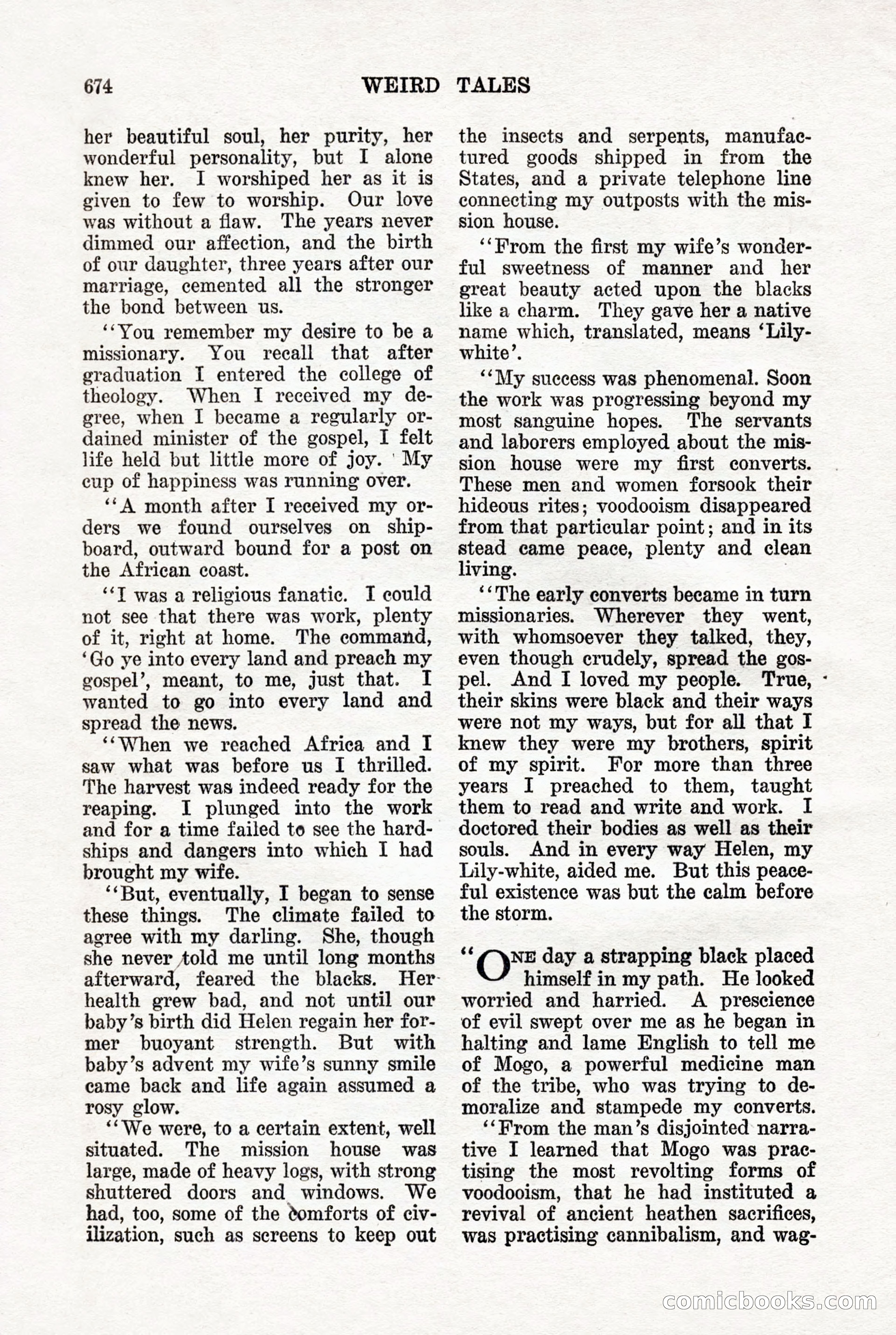 Weird Tales, May 1926 — page 100 of 148