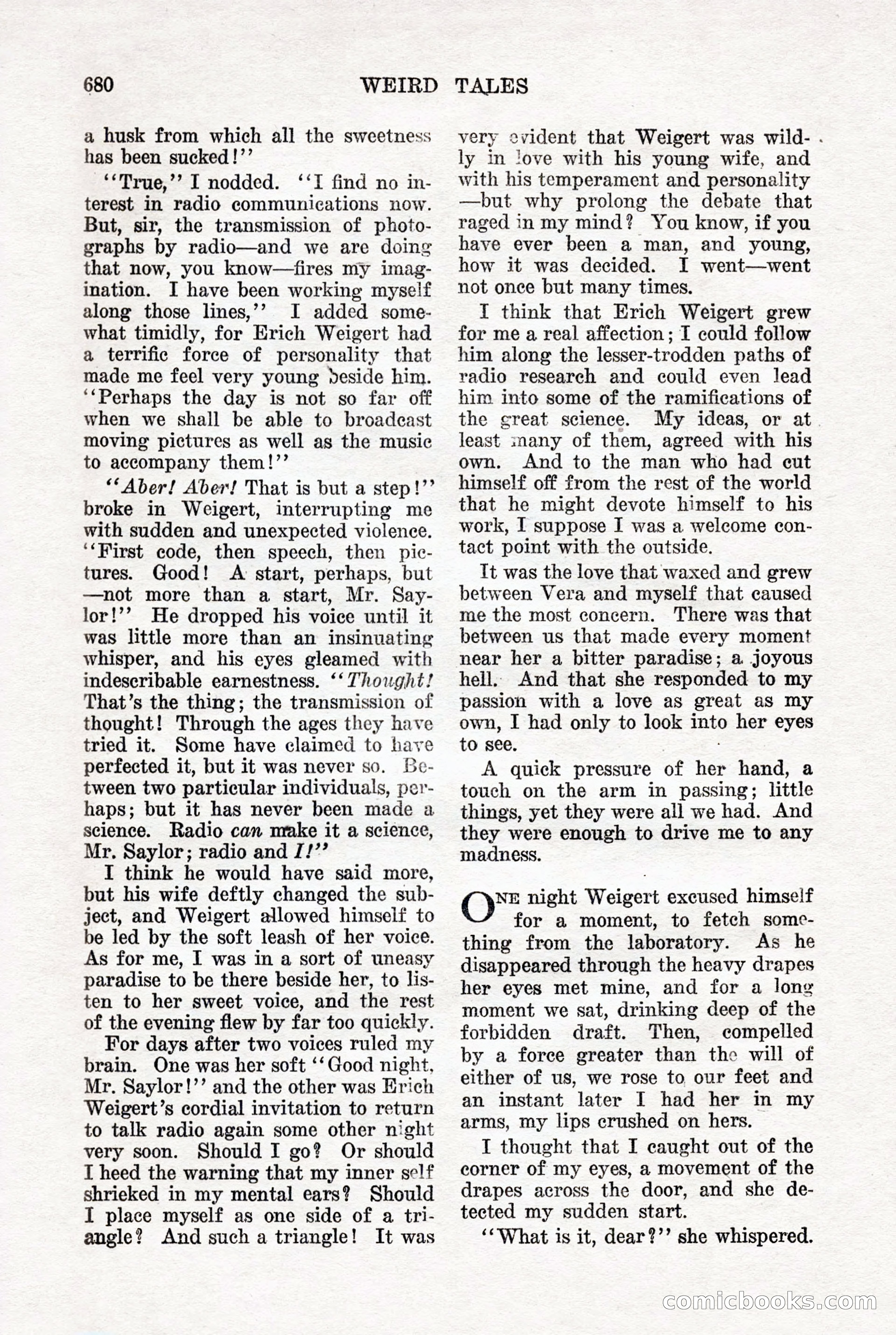 Weird Tales, May 1926 — page 106 of 148