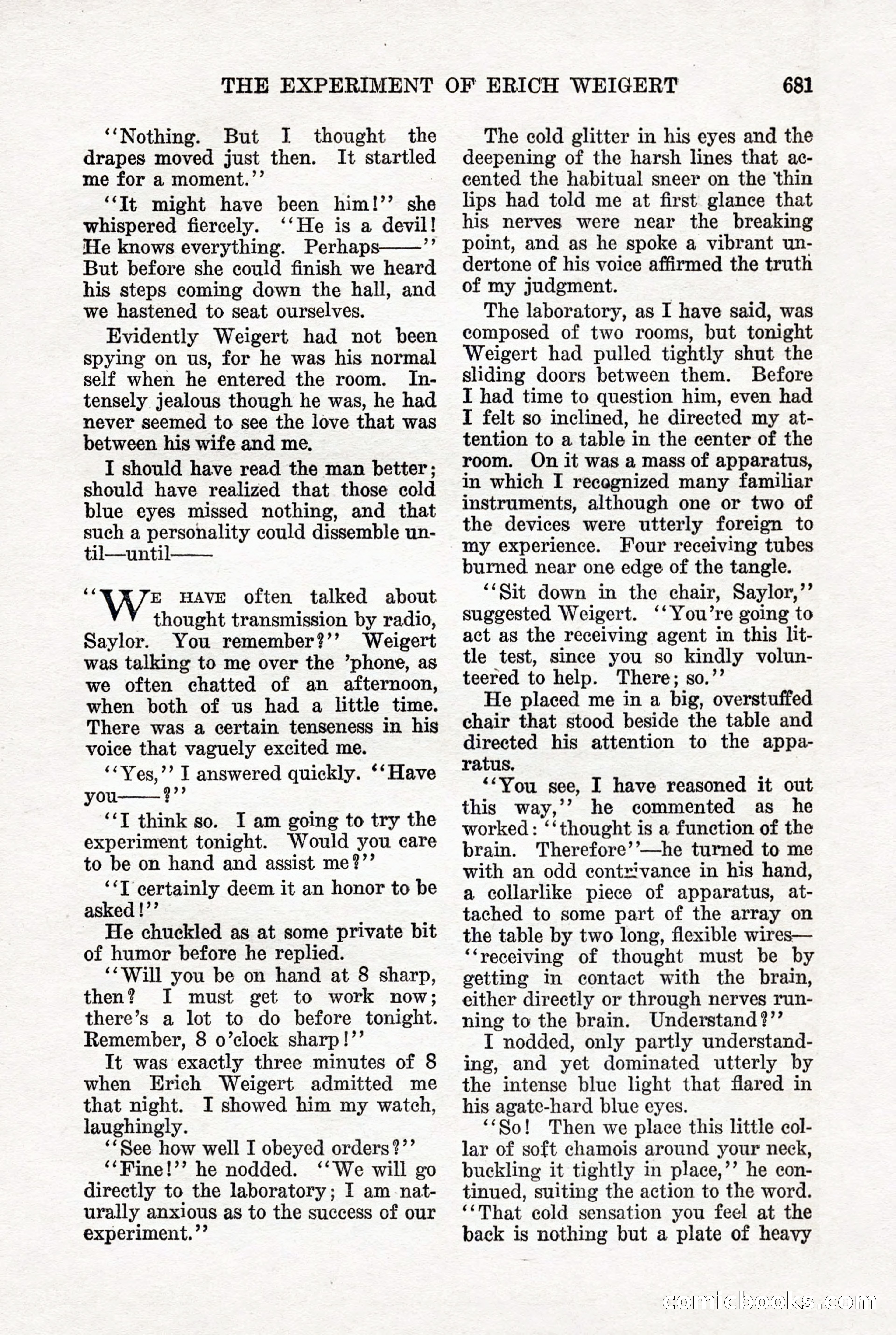 Weird Tales, May 1926 — page 107 of 148