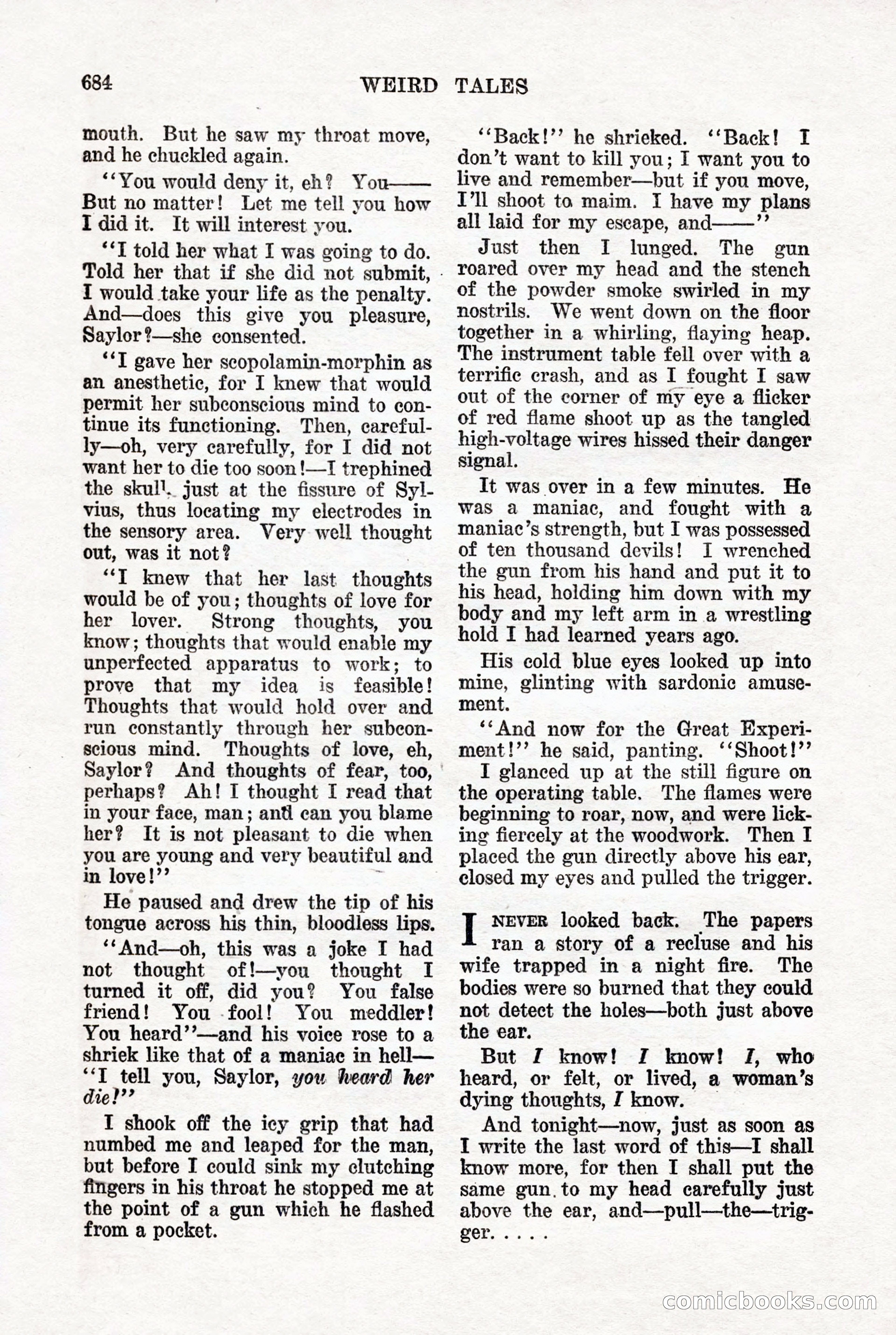 Weird Tales, May 1926 — page 110 of 148