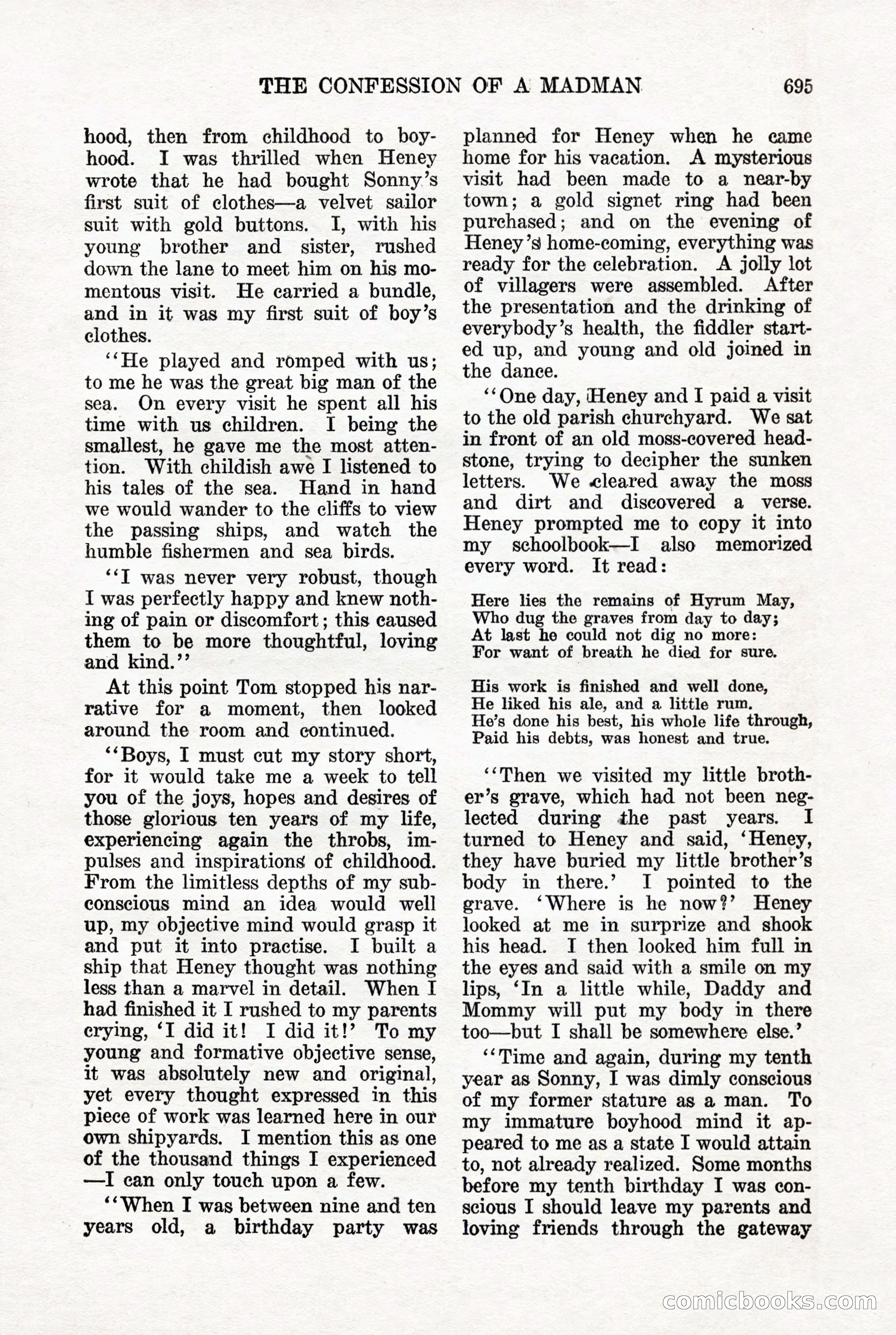 Weird Tales, May 1926 — page 121 of 148