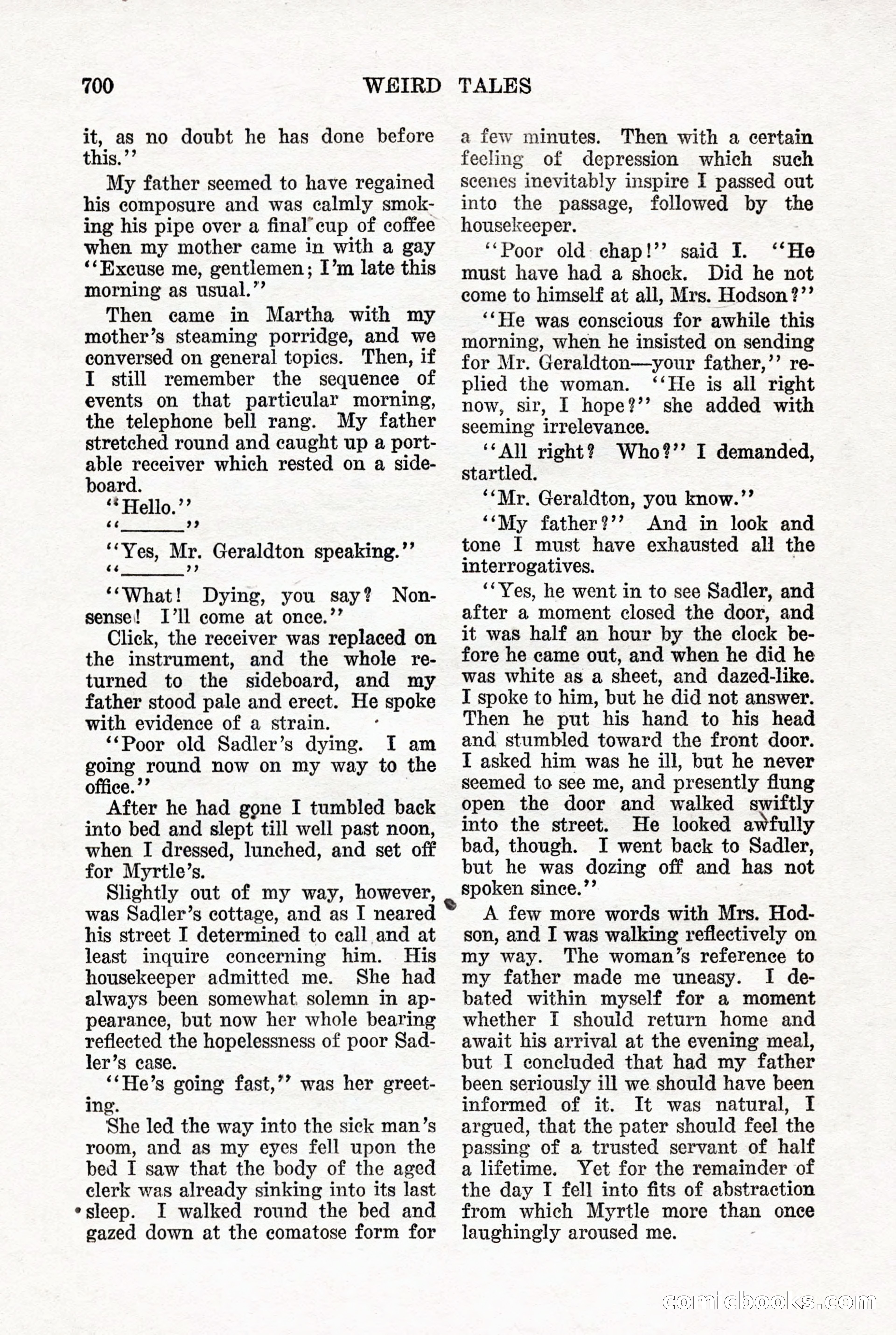 Weird Tales, May 1926 — page 126 of 148